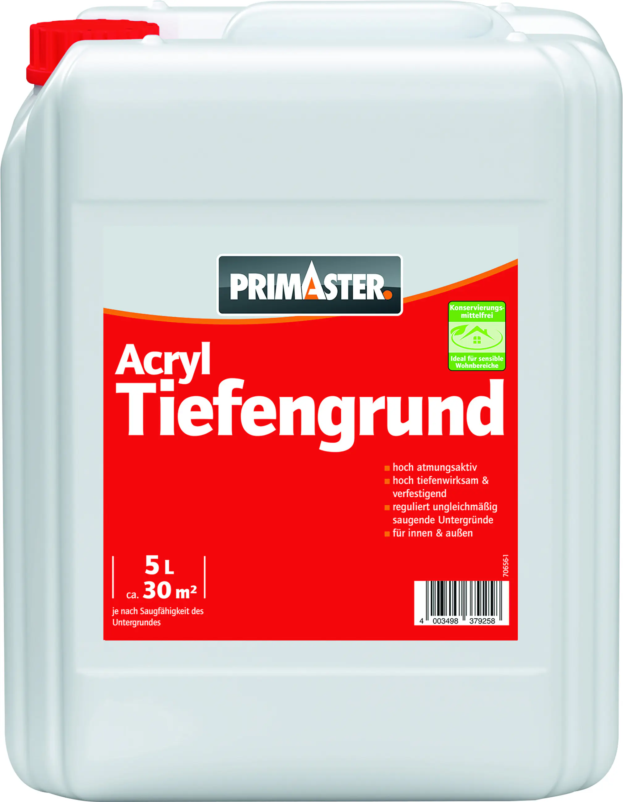 Primaster Acryl Tiefengrund 5 L farblos