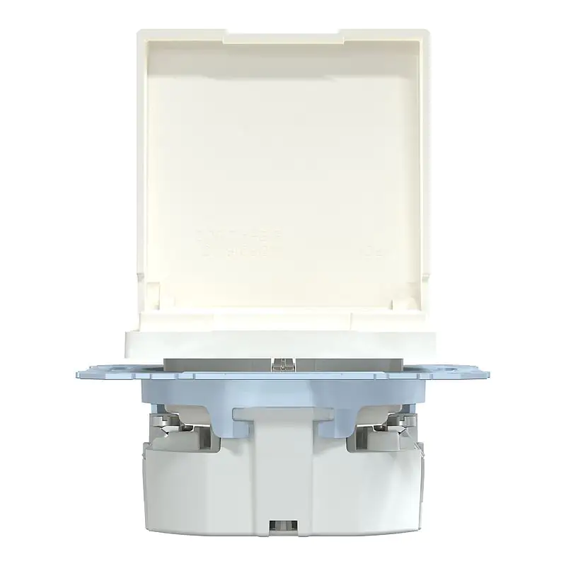 Merten Steckdose mit Klappdeckel System M polarweiß matt MEG2311-0419 Merten Steckdose mit Klappdeckel System M polarweiß matt MEG2311-0419