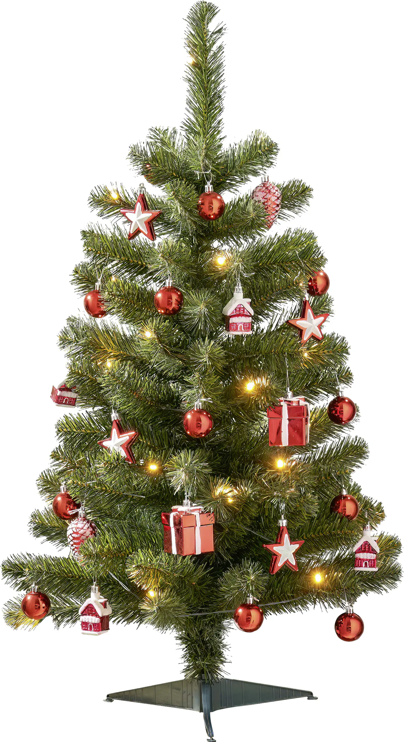 Black Box Trees Weihnachtsbaum Joy beleuchtet 90 cm 30 Lichter warmweiß mit Timer