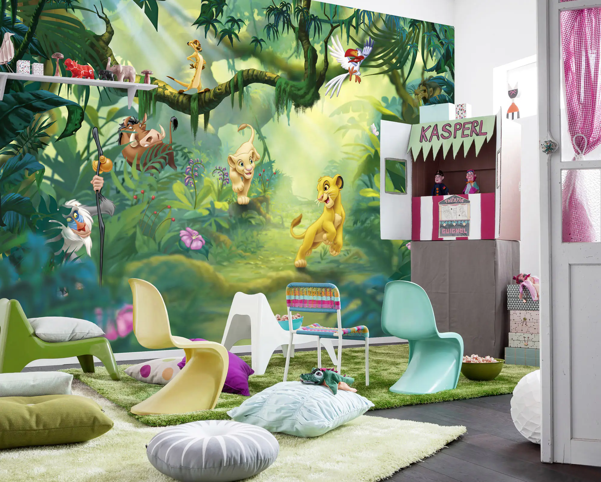 Komar Fototapete Lion King Jungle 368 x 254 cm 