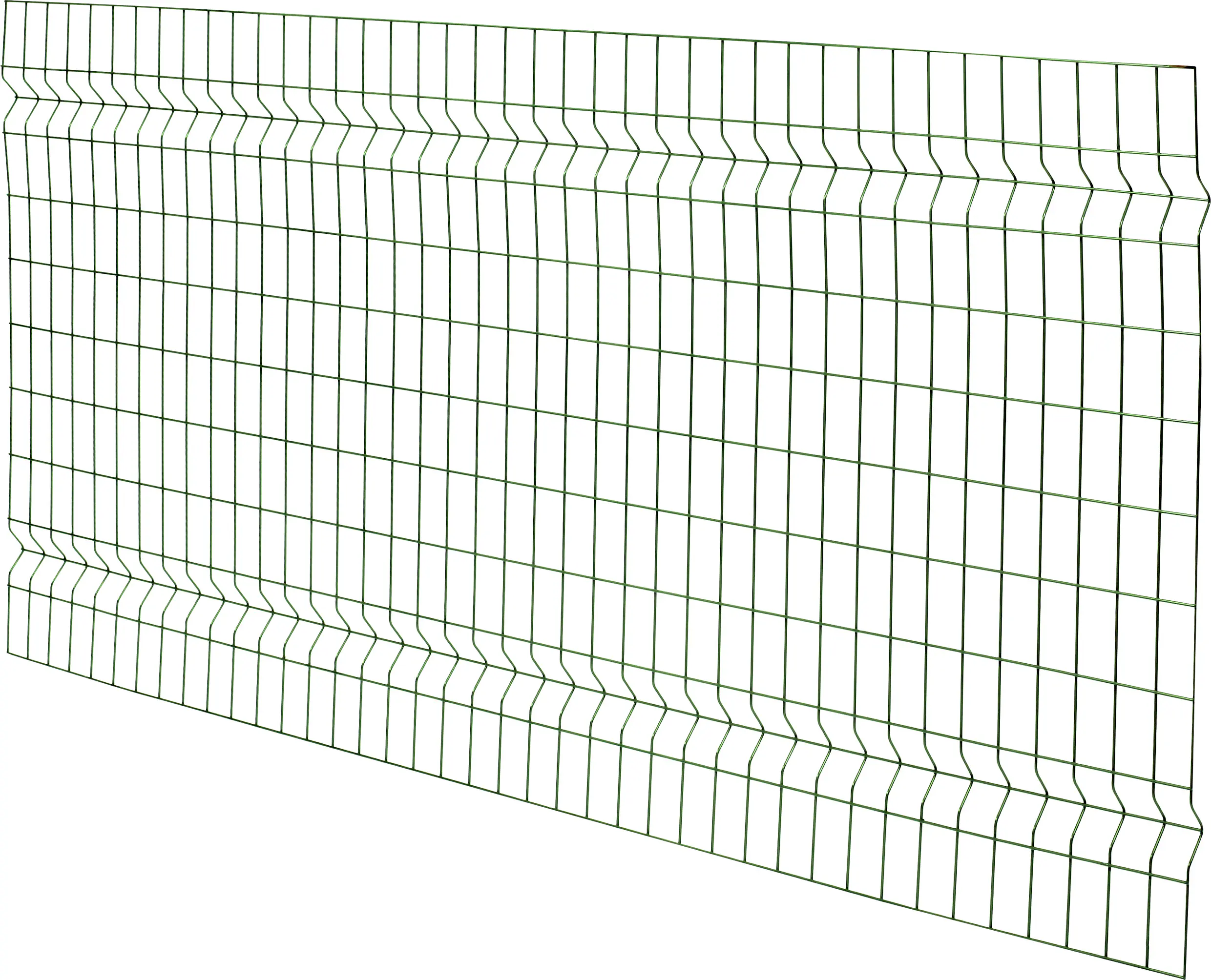 Floraworld Einstabmatten-Zaun Standard 3D 200 x 100 cm moosgrün