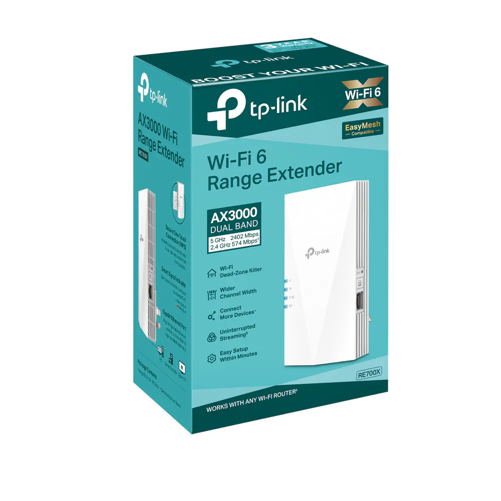 TP-Link Repeater AX3000 Mesh WiFi 6 TP-Link Repeater AX3000 Mesh WiFi 6