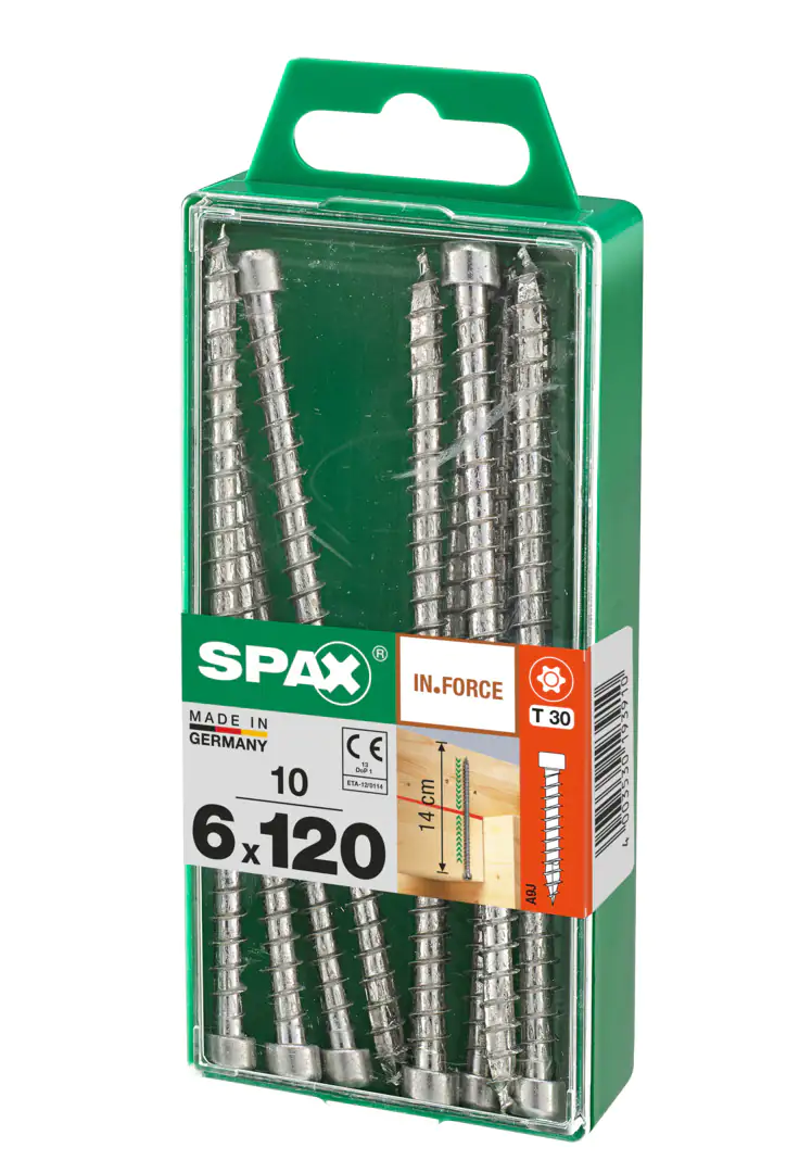 Spax Holzbauschrauben 6.0 x 120 mm TX 30 - 10 Stk.