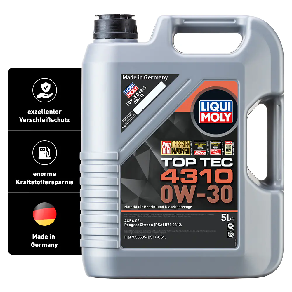Liqui Moly Motoröl Top Tec 4310 0W-30 5 L Liqui Moly Motoröl Top Tec 4310 0W-30 5 L