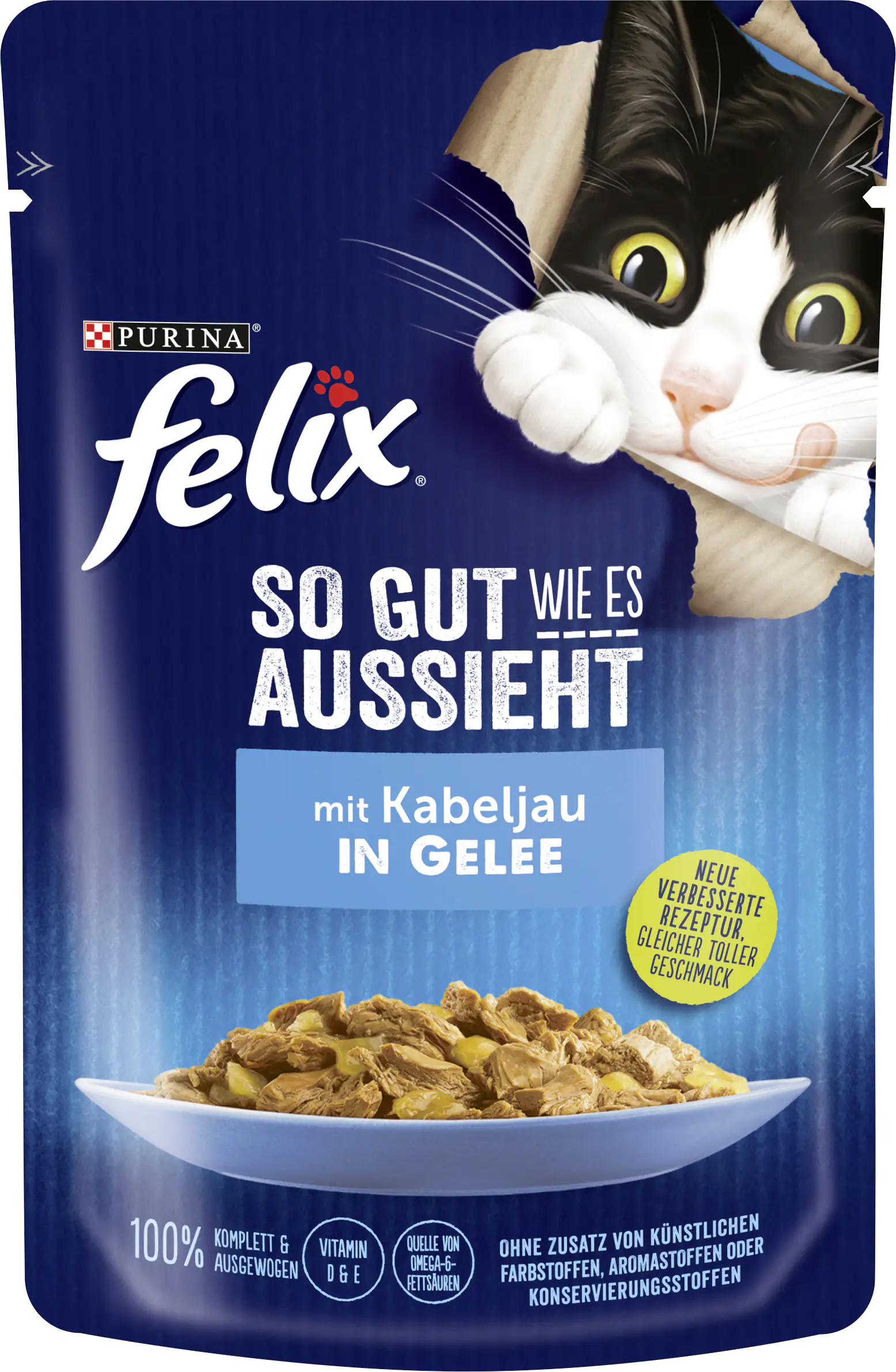 Felix So gut wie es aussieht in Gelee mit Kabeljau 85 g
