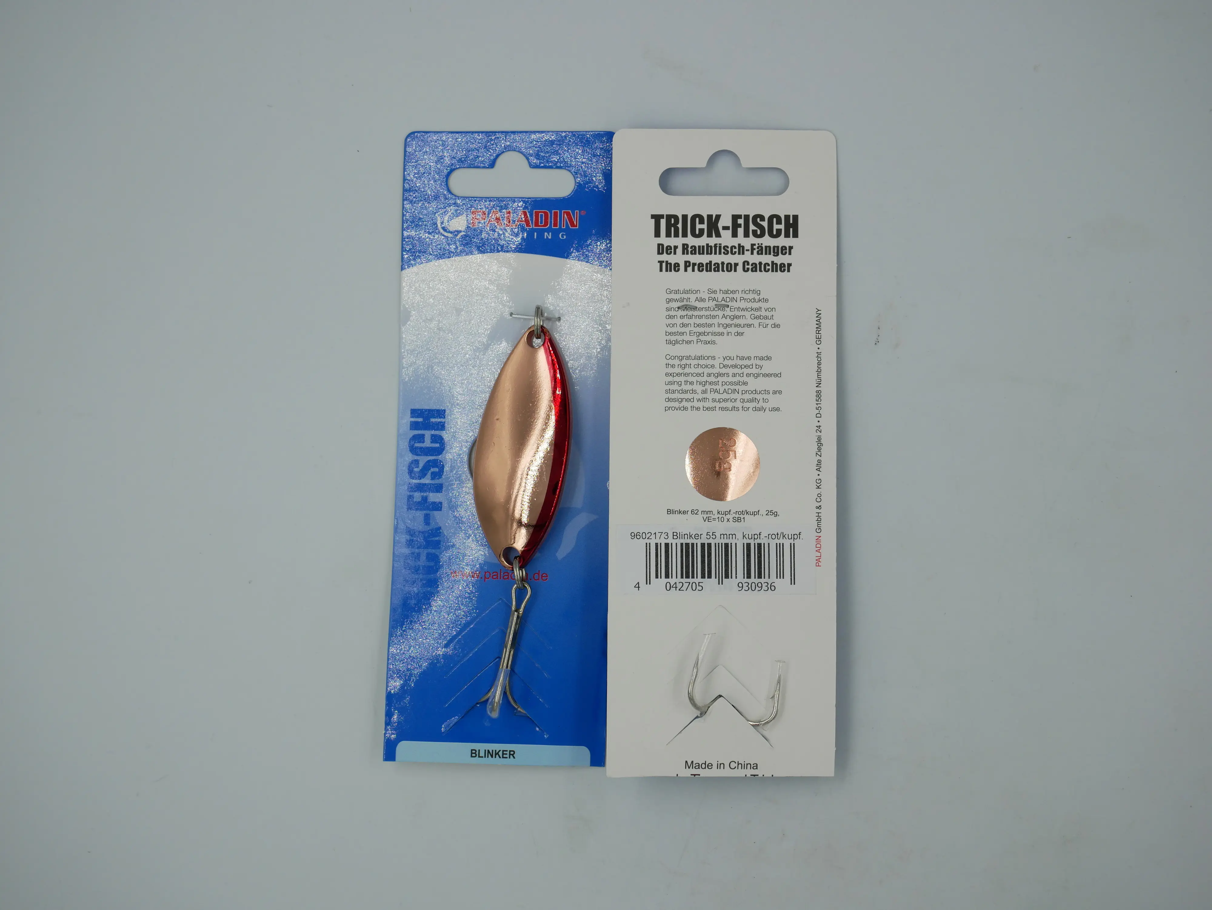 Paladin Kunstköder Blinker kupfer-rot 17g kupfer-rot/kupfer/17g/55mm