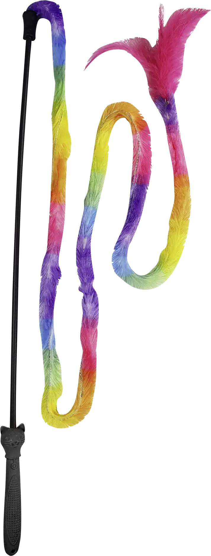 Nobby Katzenangel mit Plüsch und Feder