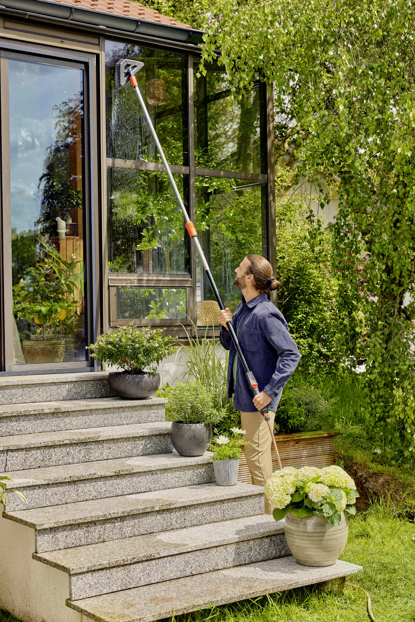 Gardena Cleansystem Stielbürste soft flex 28,7 cm