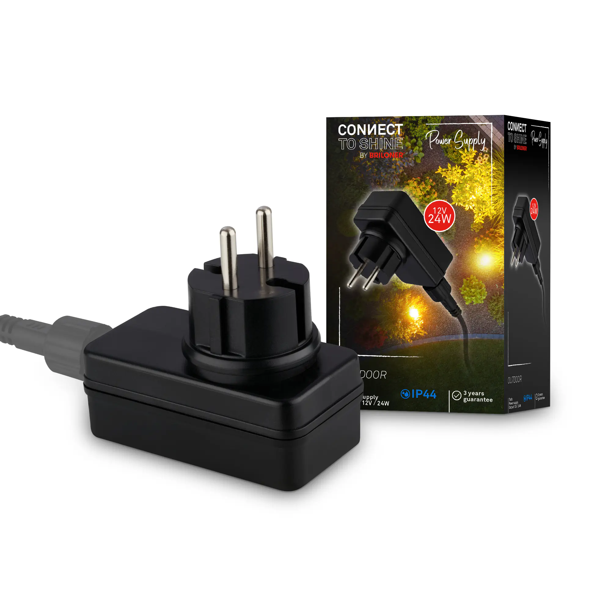 Briloner Trafo Connect to Shine 12V 24W schwarz IP67 Briloner Trafo Connect to Shine 12V 24W schwarz IP67