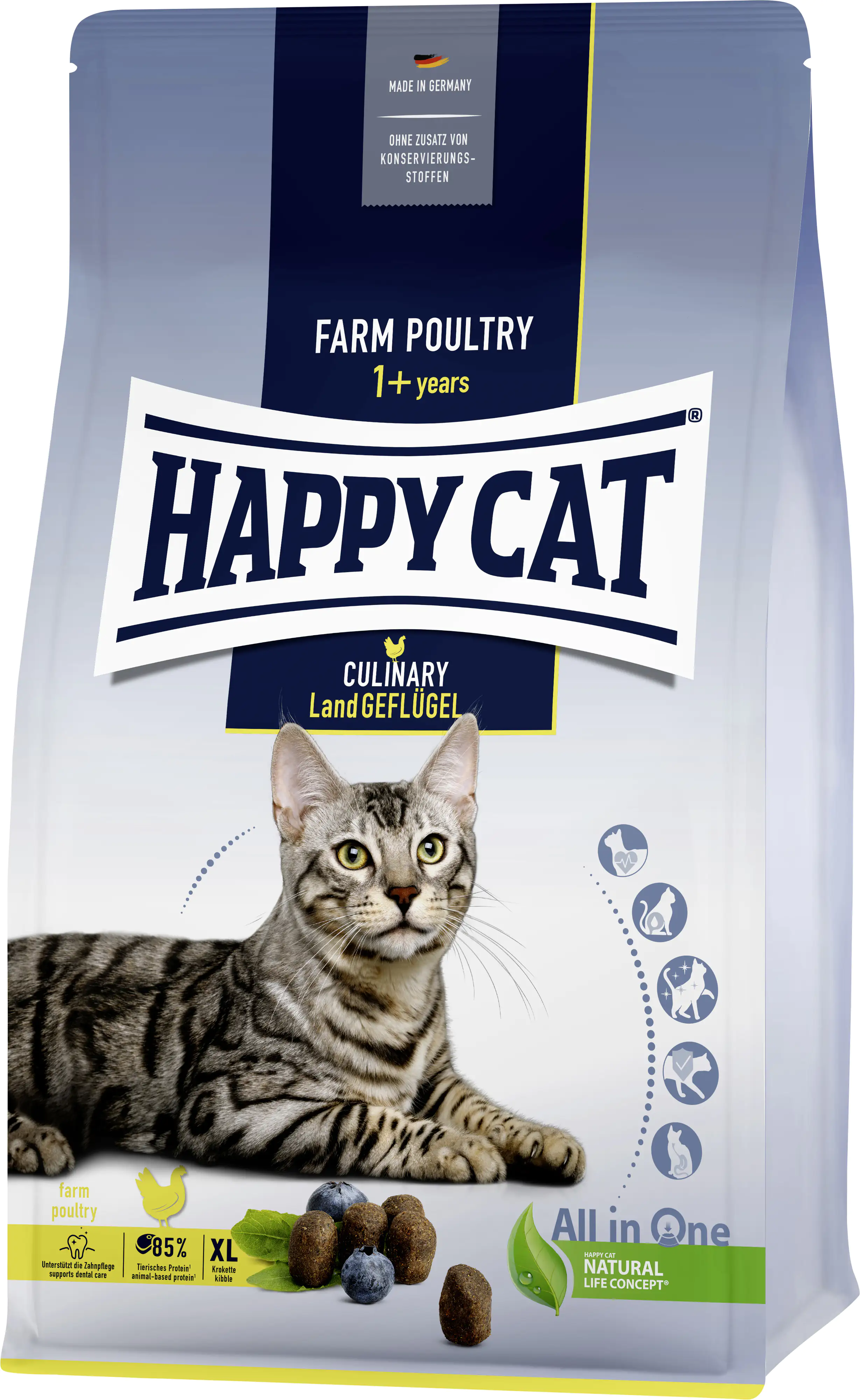 HappyCat Katzenfutter Culina Land Geflügel 300 g