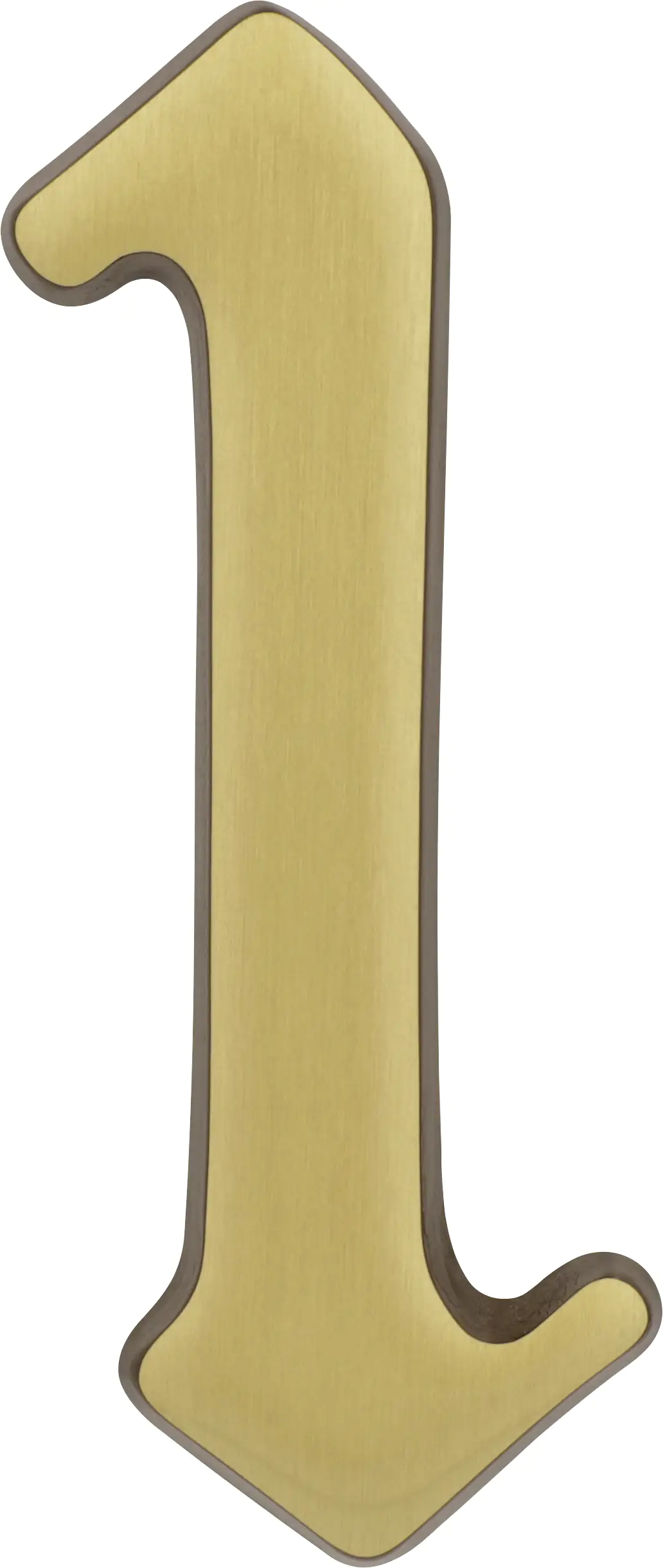 Alpertec Hausnummer 1 Bronze