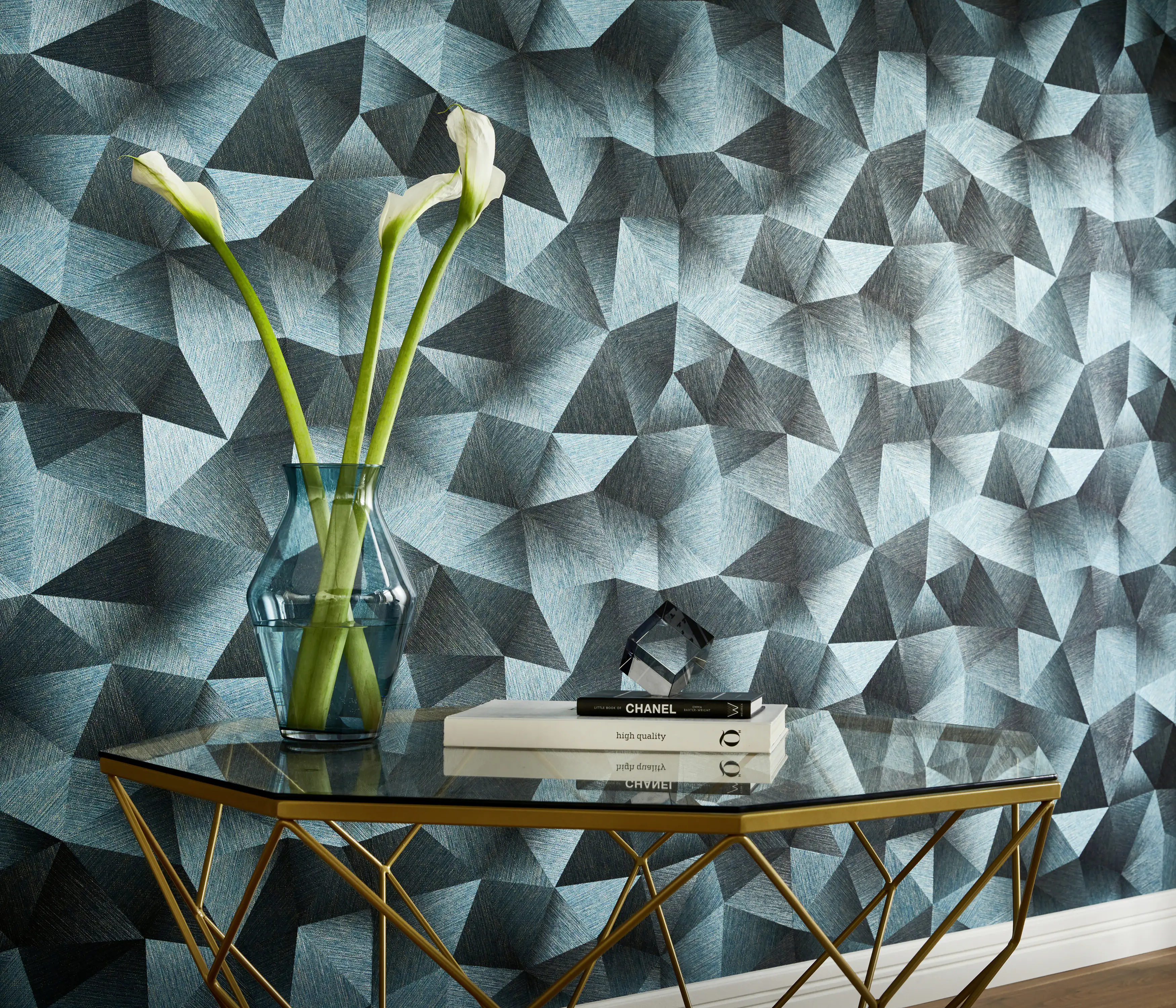 4002790214328_2 Guido Maria Kretschmer Vliestapete 10216-19 Fashion For Walls 3 grafik petrol 10,05 x 0,53 m