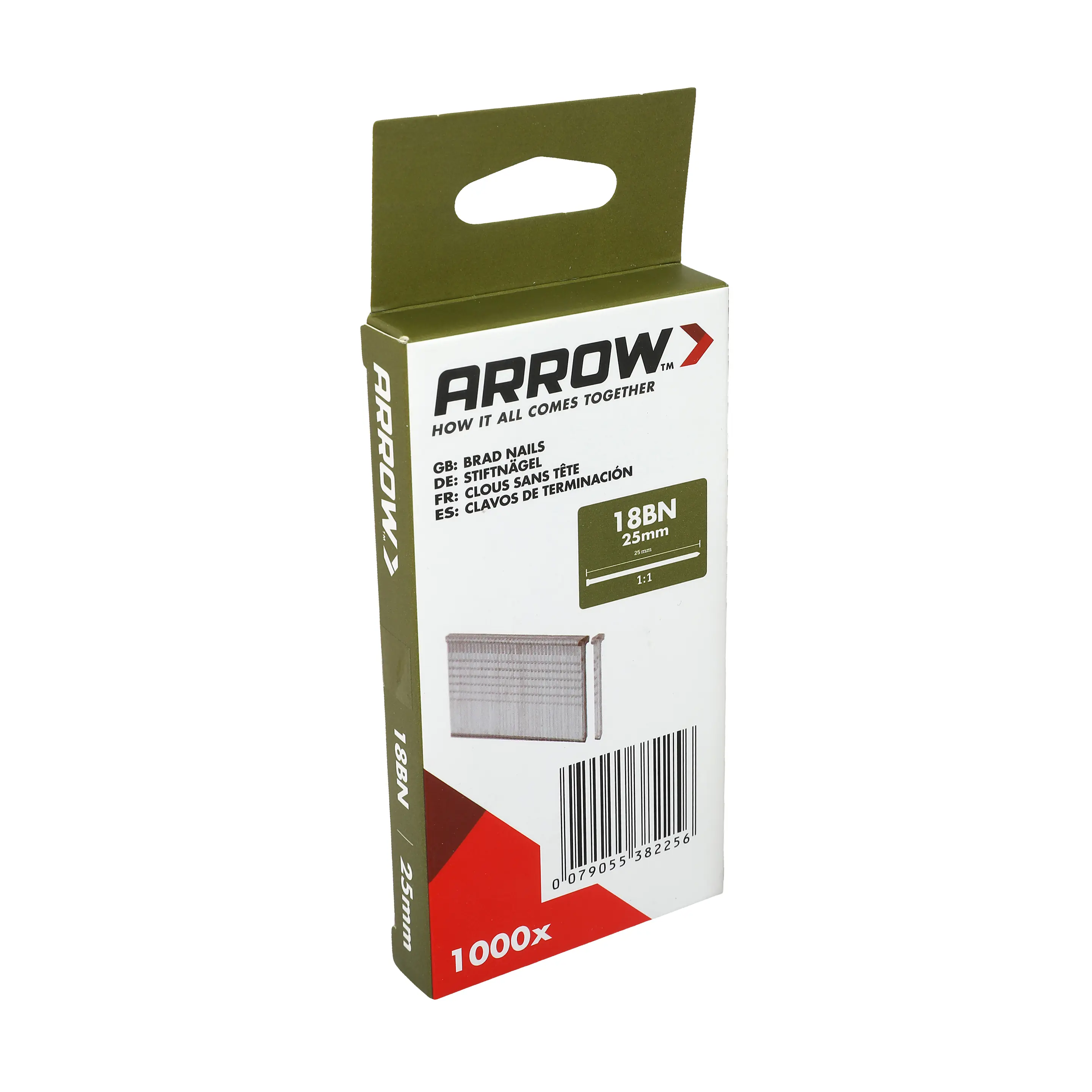Arrow Tackernägel 18BN 25 mm 1000 Stück 
