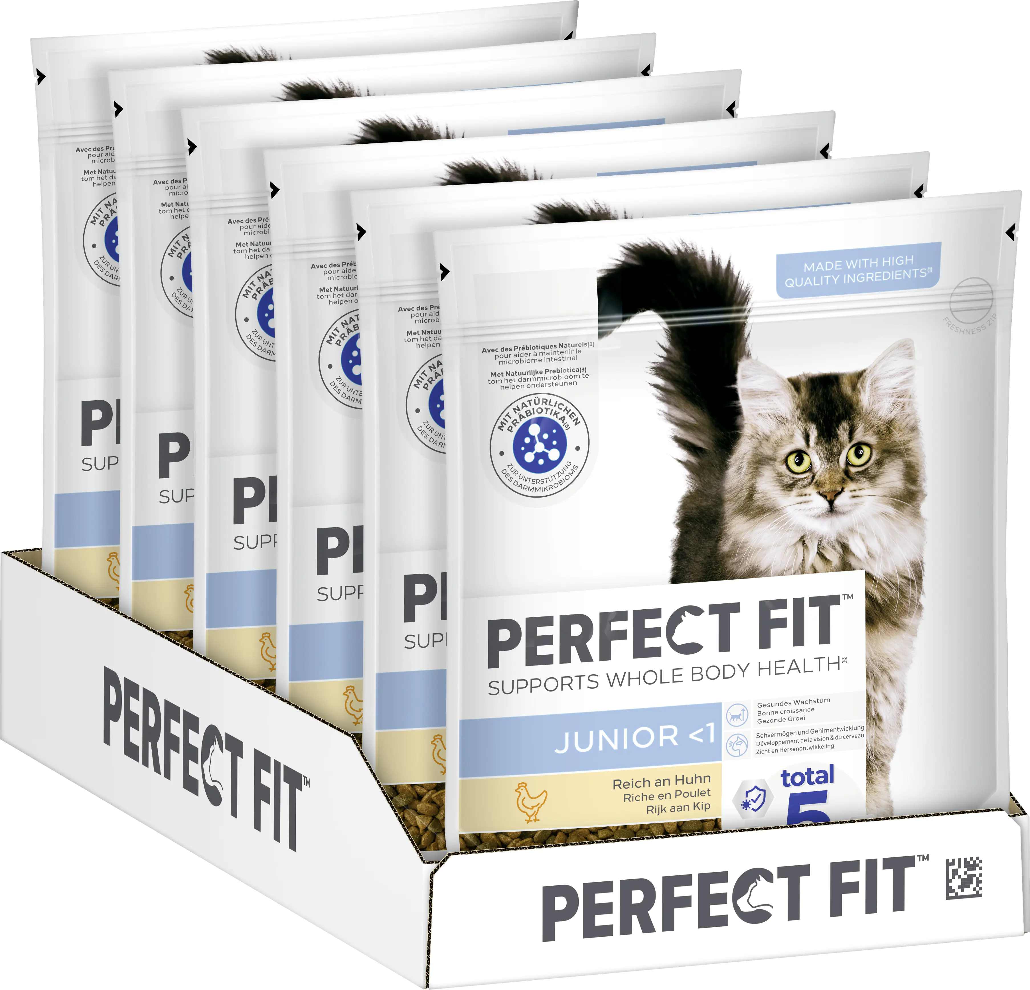 Perfect Fit Junior -1 mit Huhn Katzenfutter 750 g