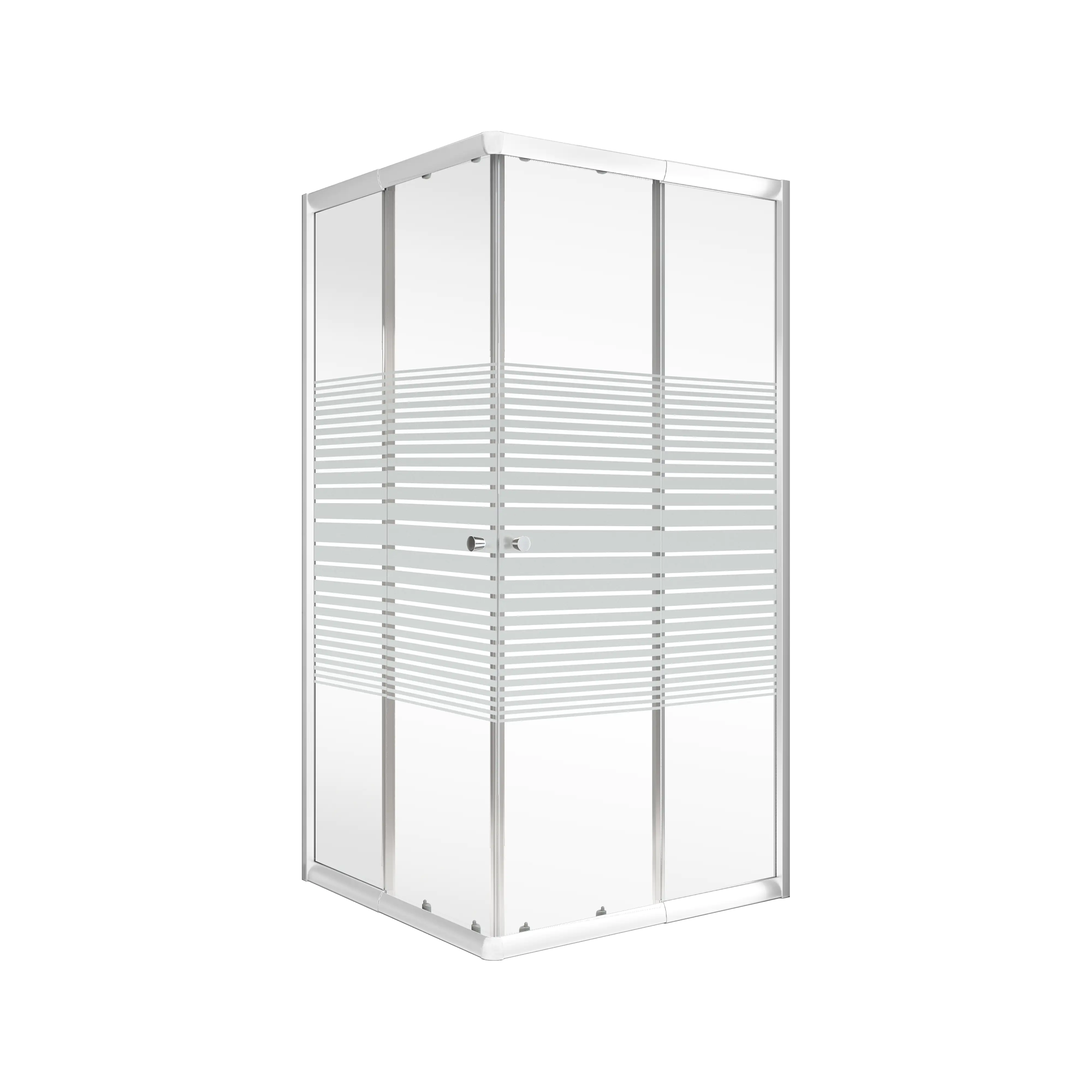 Schulte Eckeinstieg 4-tlg. 75-90 x 75-90 x 180 cm Sunny