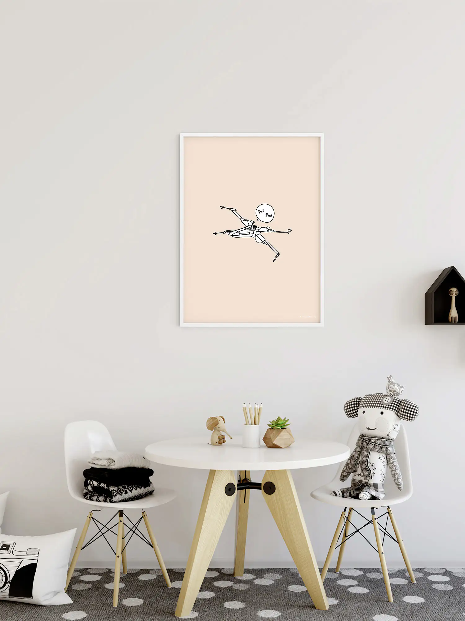 4055065190858_2865739 Komar Wandbild Star Wars Pew Pew 50 x 70 cm