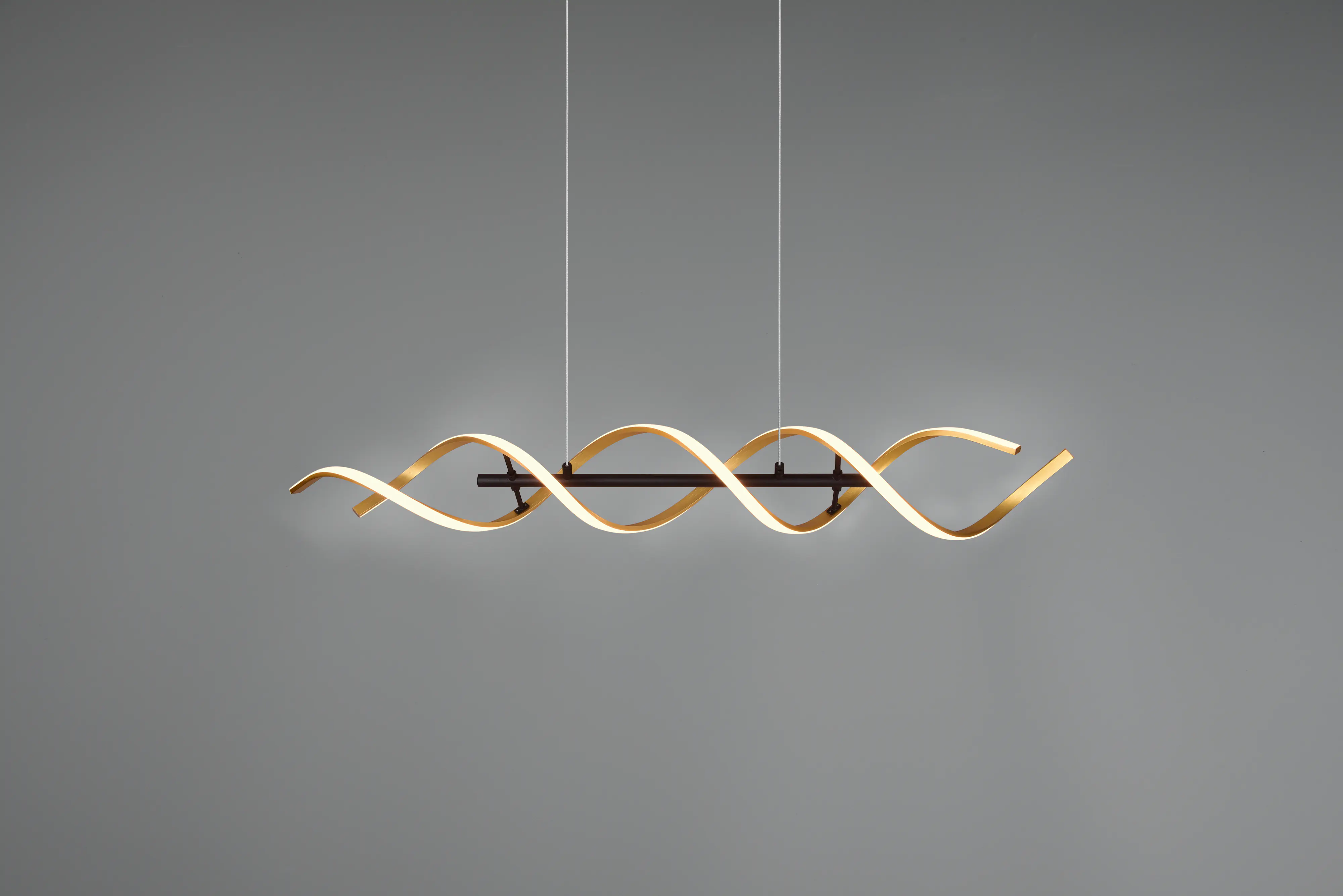 Trio LED-Pendelleuchte Sequence 150 x 104,5 cm warmweiß-neutralweiß gold dimmbar