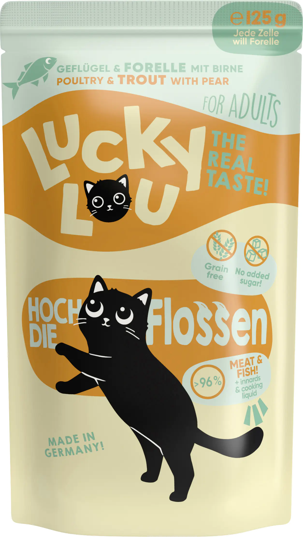 Lucky Lou Lifestage Adult Geflügel und Forelle 125g Lucky Lou Lifestage Adult Geflügel und Forelle 125g