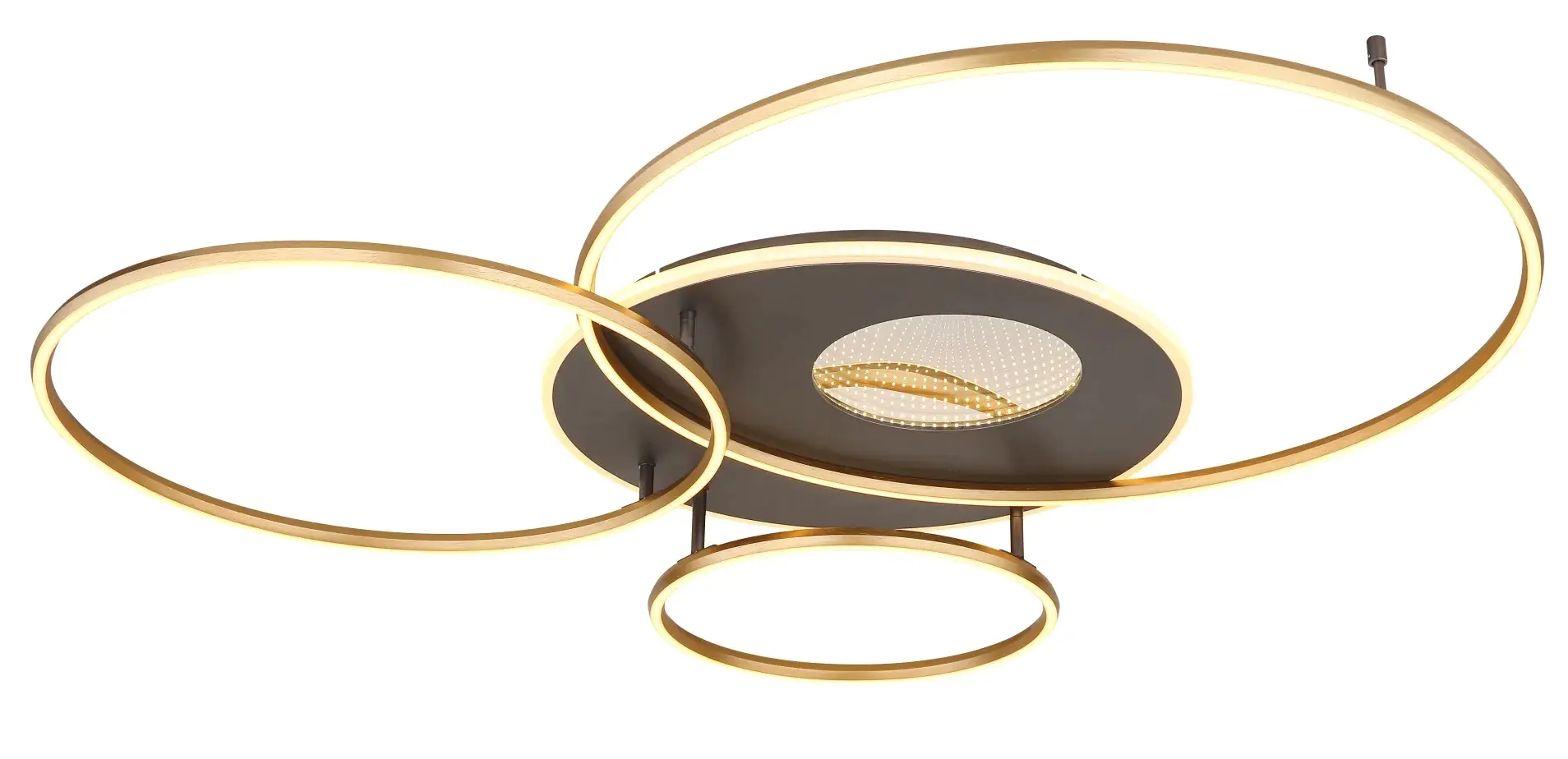 Globo LED-Deckenleuchte INVERTINA goldfarben Globo LED-Deckenleuchte INVERTINA goldfarben
