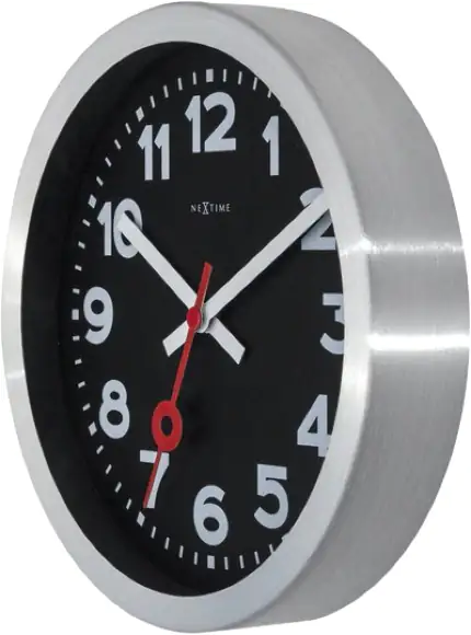 Nextime Tisch- Wanduhr Station Ø 19 cm schwarz Nextime Tisch- Wanduhr Station Ø 19 cm schwarz
