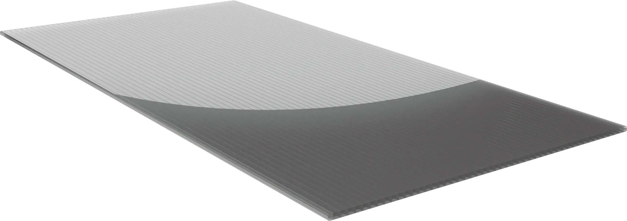 Salux 2nd Life Line PC-Hohlkammerplatte 250 x 98 cm 16 mm anthrazit