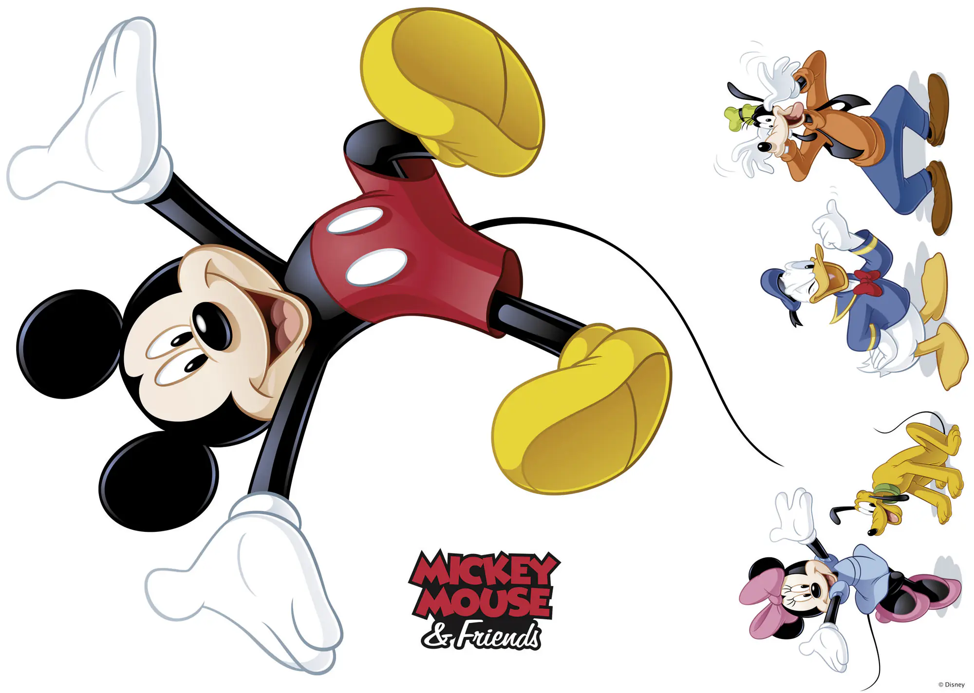 Komar Decosticker Friends Mickey Maus 50 x 70 cm  