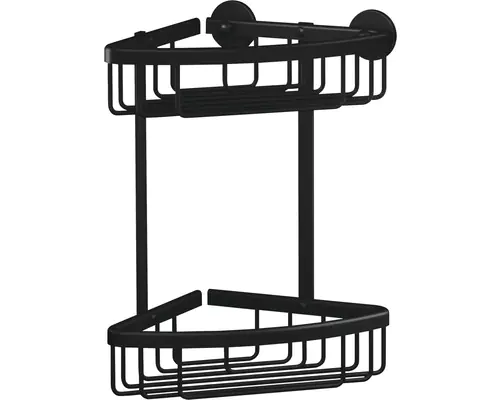 Tesa Eckduschkorb ALUXX zweistöckig zum Kleben