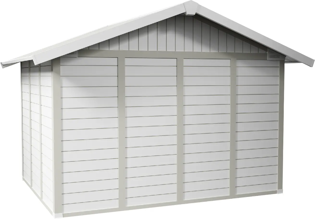 Grosfillex Gartenhaus Deco H 7,5 370 x 298 cm (inkl. Dachüberstand)