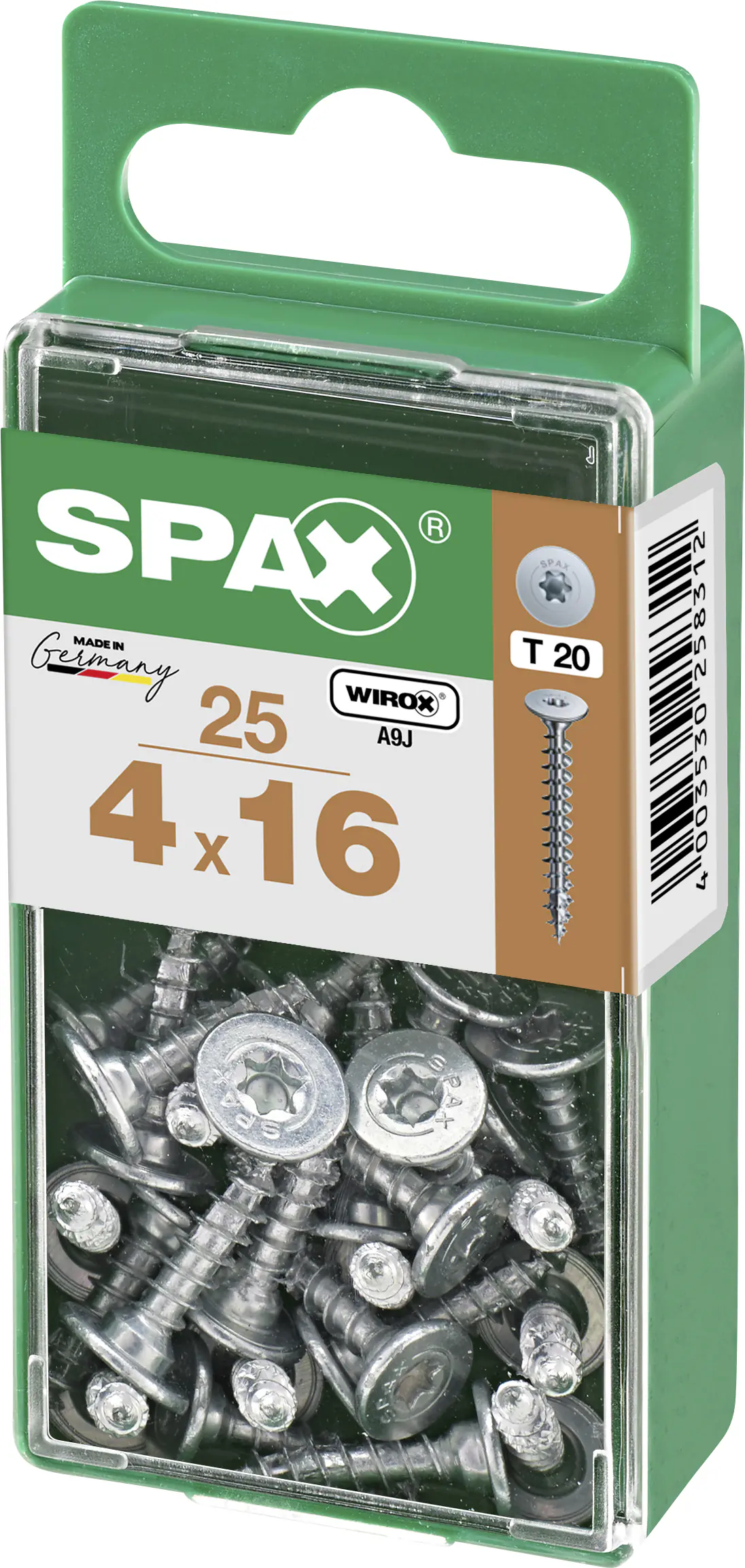 Spax Möbelbauschrauben 4.0 x 16 mm TX 20 - 25 Stk.