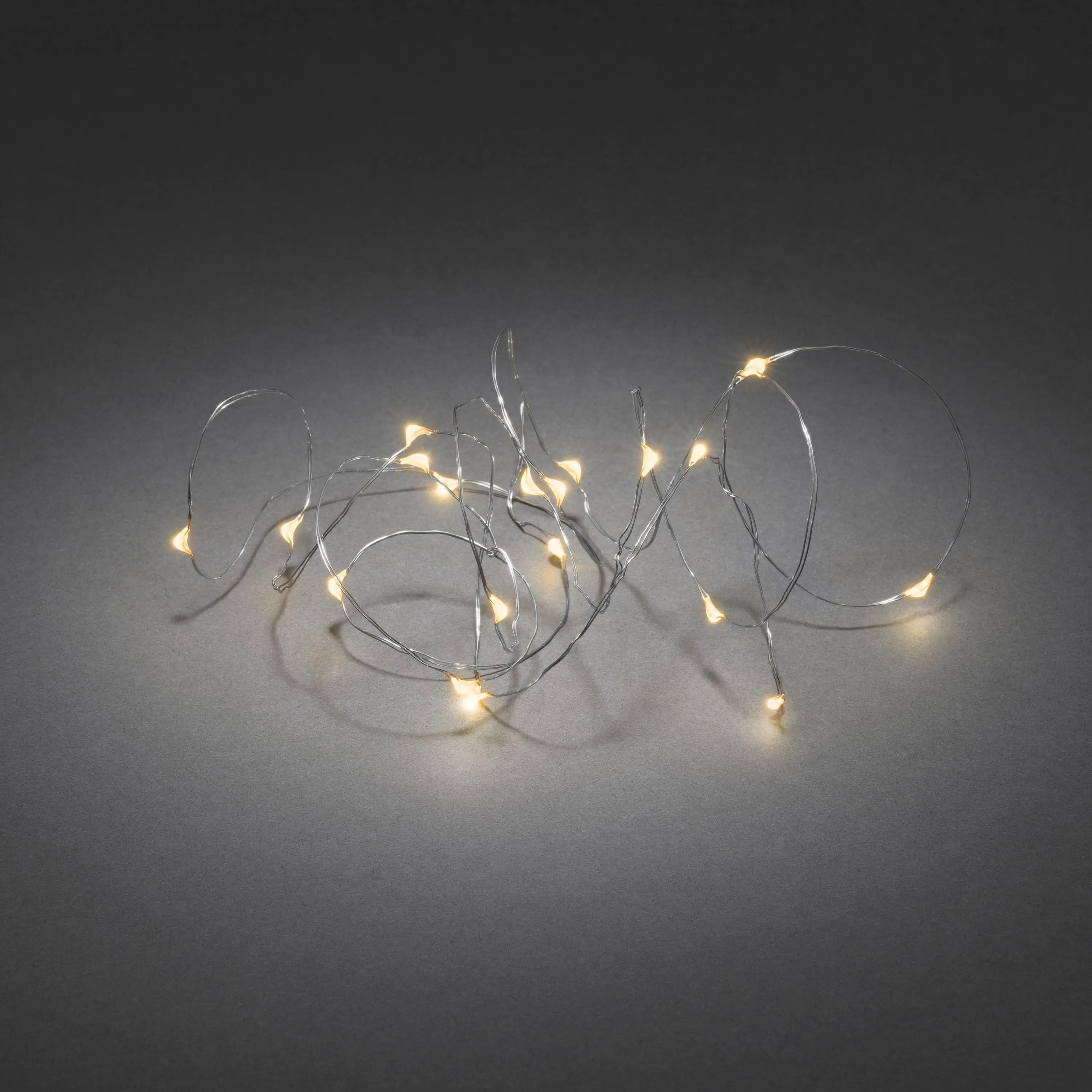 Konstsmide Micro Lichterkette 20 LED, bernstein