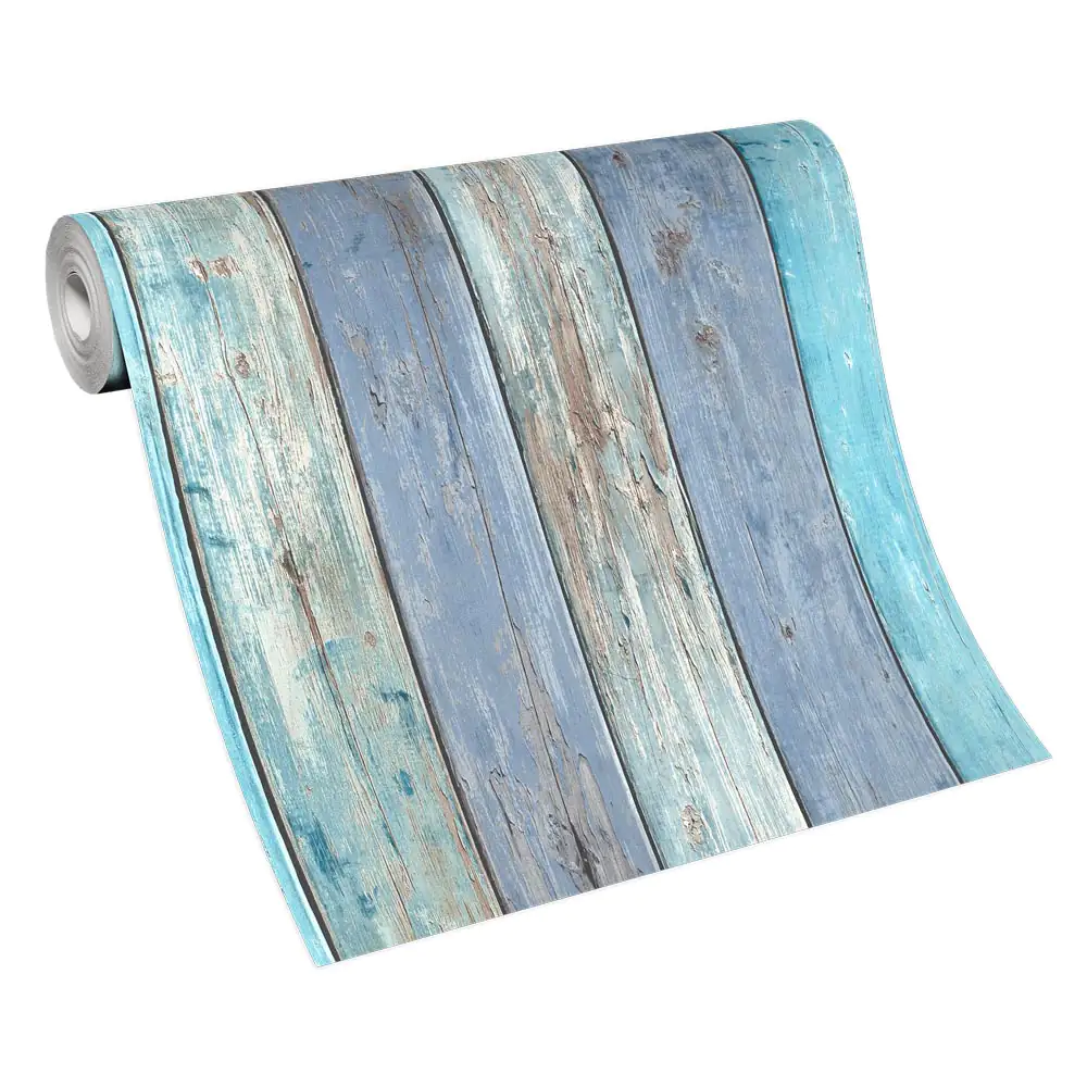 Erismann Vliestapete 10200-08 Imitations 2 Holz blau 10,05 x 0,53 m