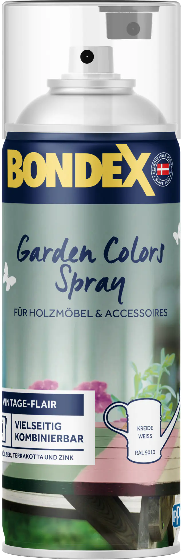 Bondex Garden Colors Spray Kreideweiß (RAL 9010) 400 ml Bondex Garden Colors Spray Kreideweiß (RAL 9010) 400 ml