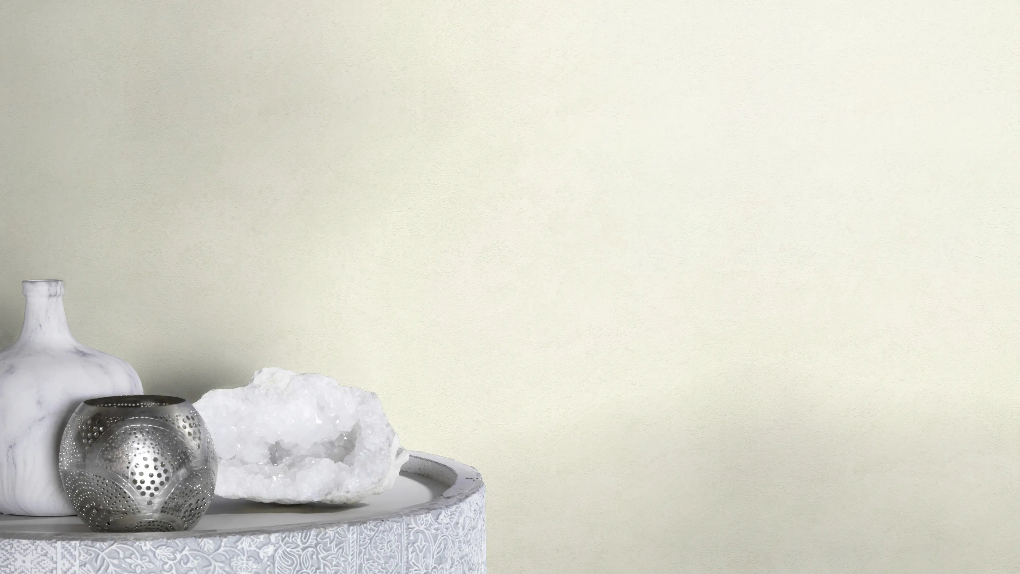 Rasch Vliestapete 315103 Weiß-Offwhite Uni 10,05 m x 0,53 m