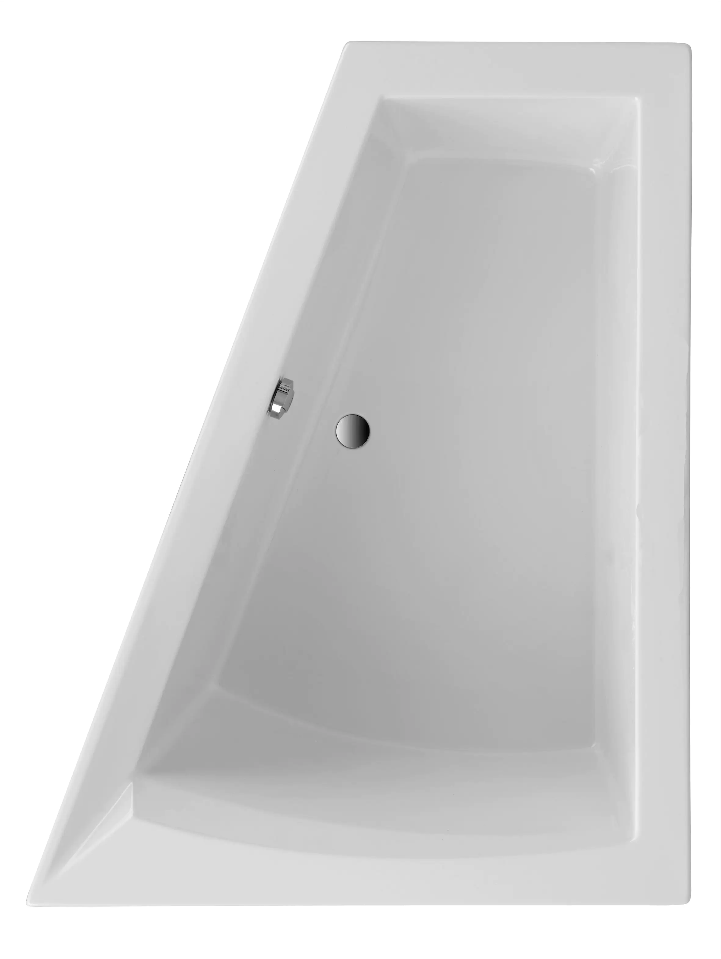 Ottofond Badewanne Galia II 175 x 135 x 70 cm, weiß, Modell A