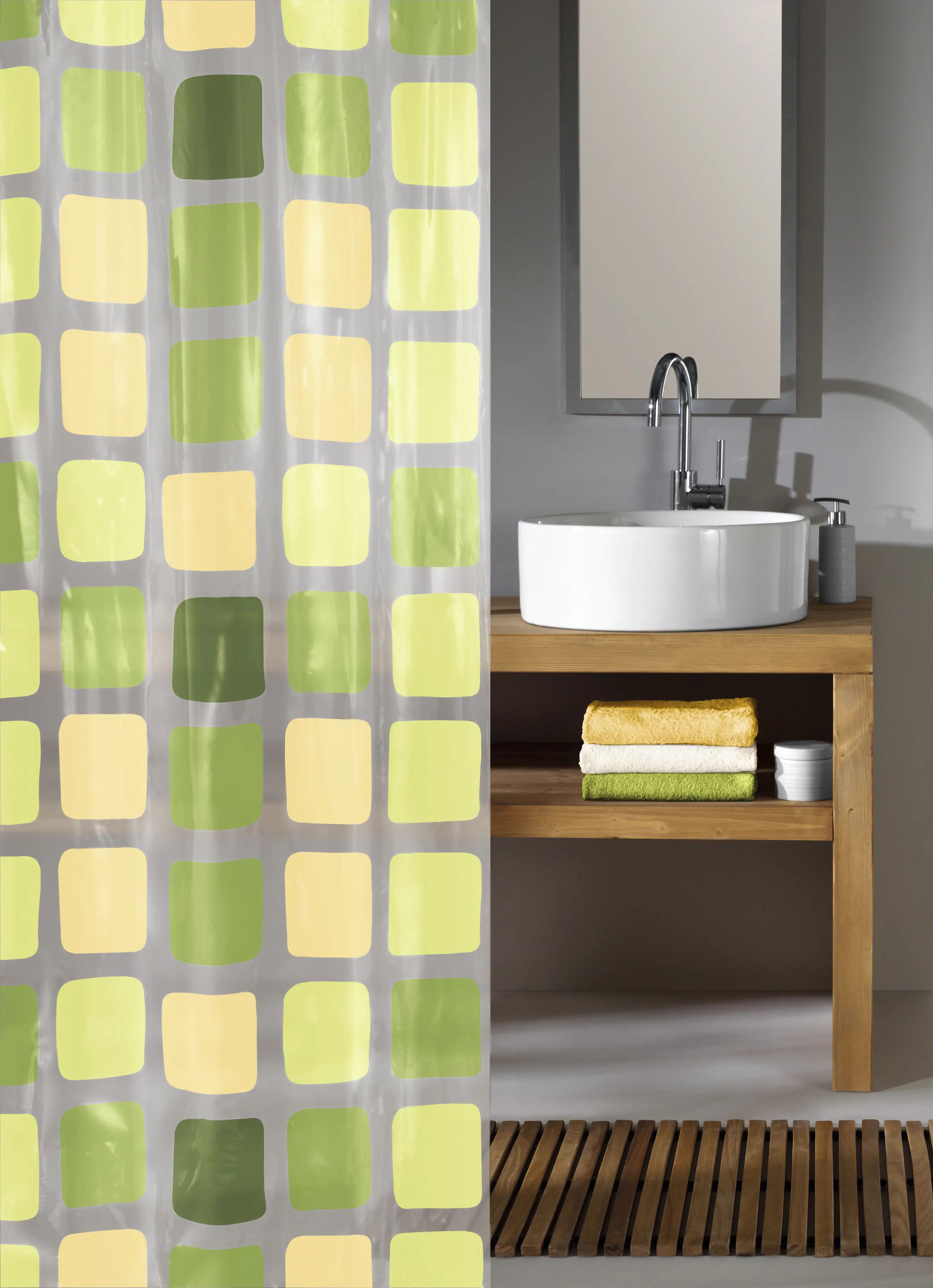 Kleine Wolke Duschvorhang Sonny alge, 180 x 200 cm Kleine Wolke Duschvorhang Sonny alge, 180 x 200 cm