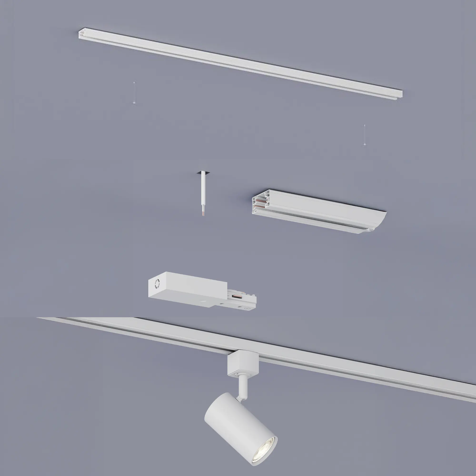 Philips EasyLink Stromverbinder für Schienenleuchte doppelseitig weiß Philips EasyLink Stromverbinder für Schienenleuchte doppelseitig weiß