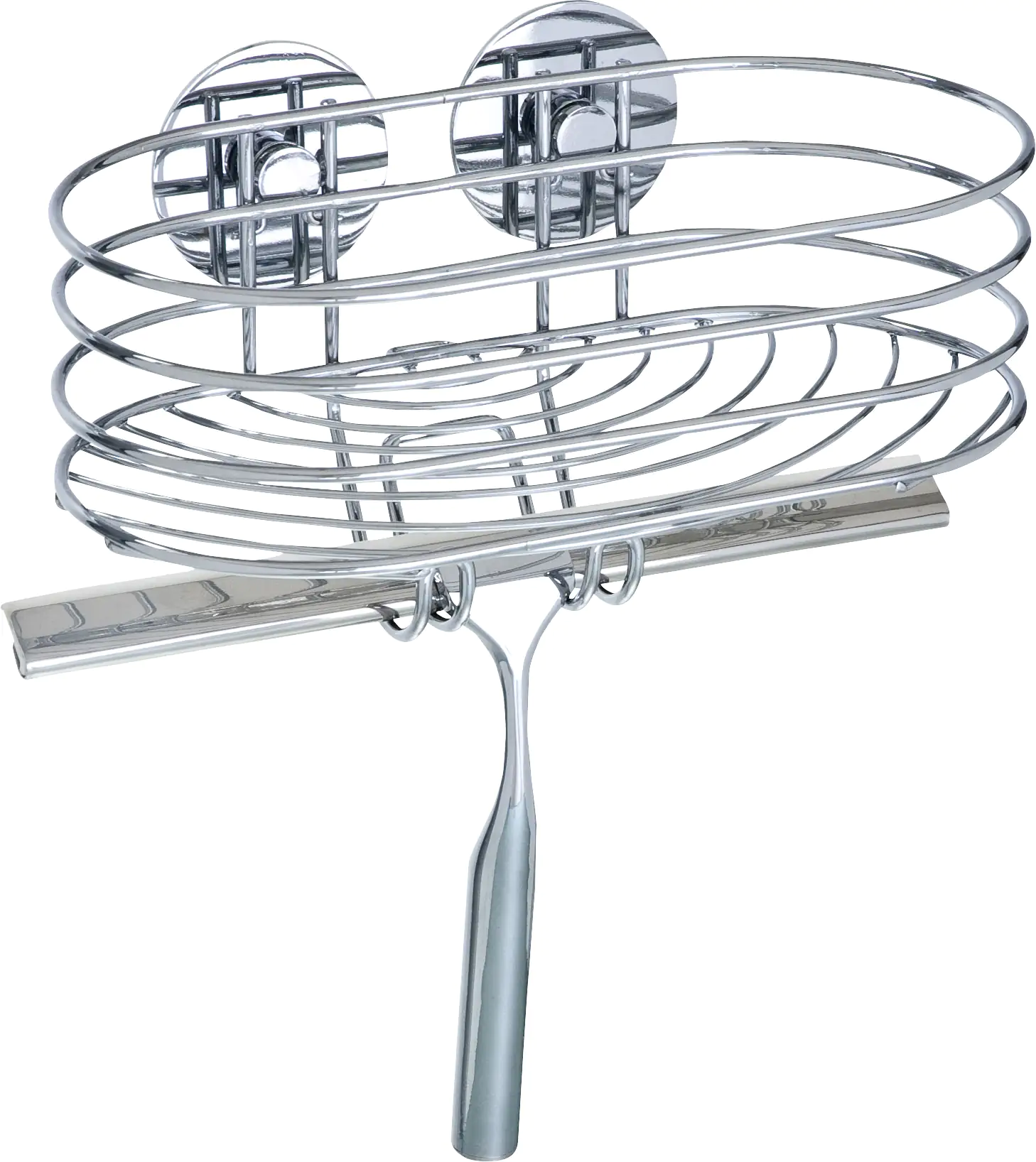 Wenko Bad-Wandablage mit Wischer Turbo-Loc