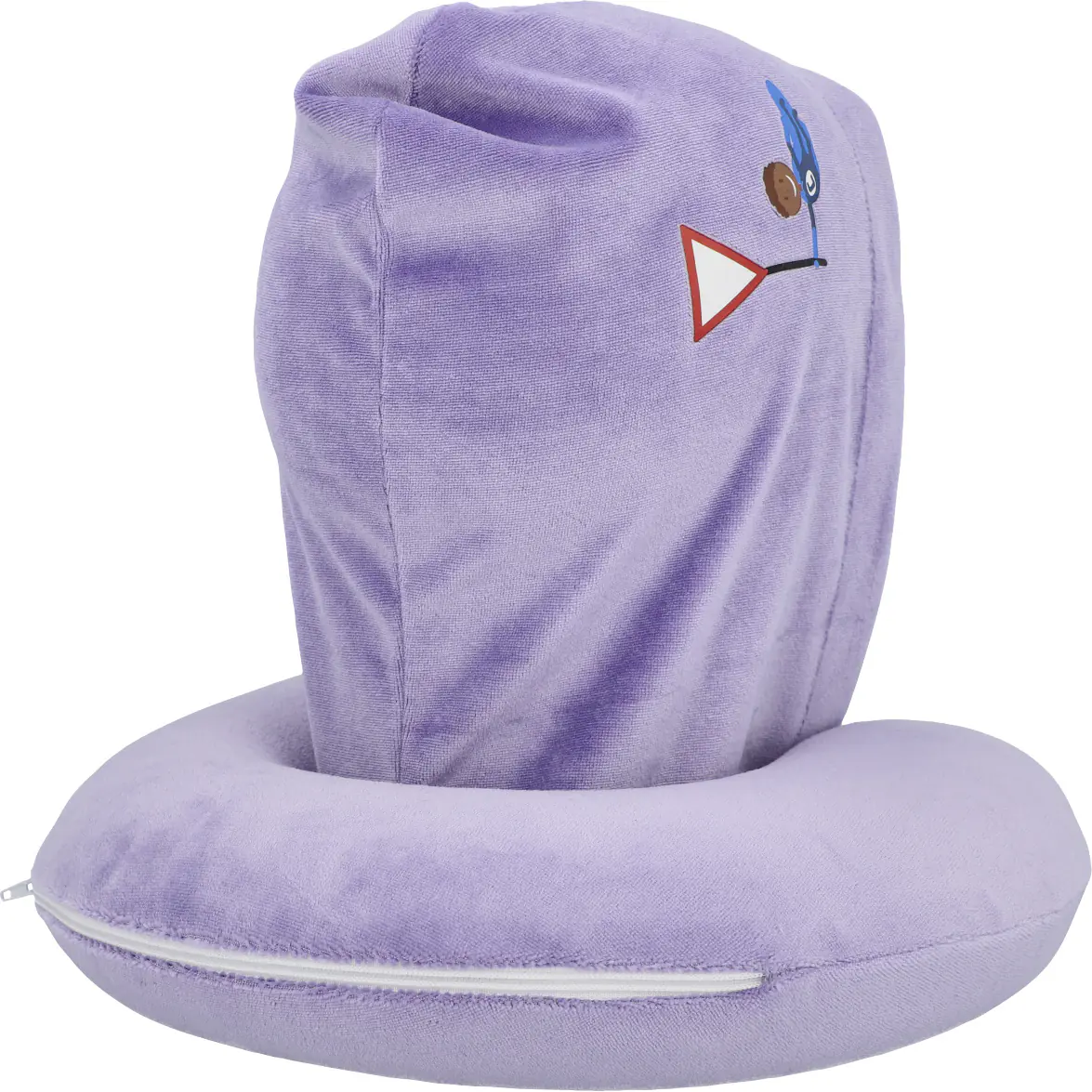 Cartrend Kids Nackenkissen mit Kapuze lila