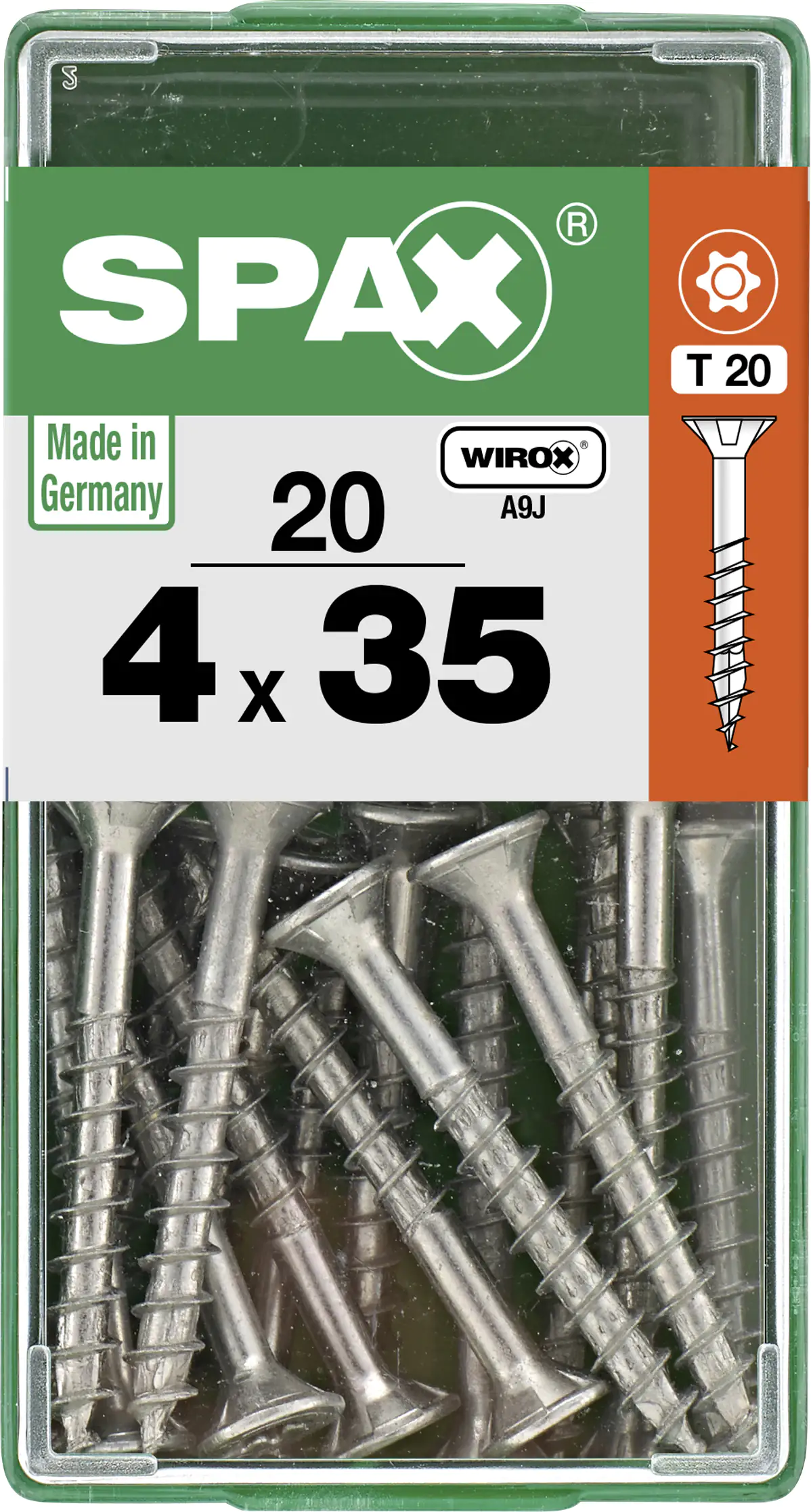 Spax Universalschrauben 4.0 x 35 mm TX 20 - 20 Stk.