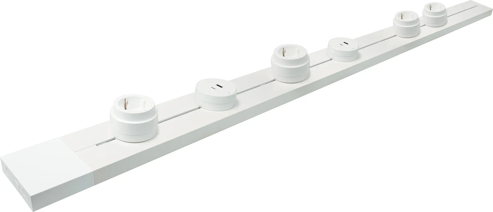 Schwaiger Modulare Stromleiste 100 cm max. 3680W weiß Schwaiger Modulare Stromleiste 100 cm max. 3680W weiß