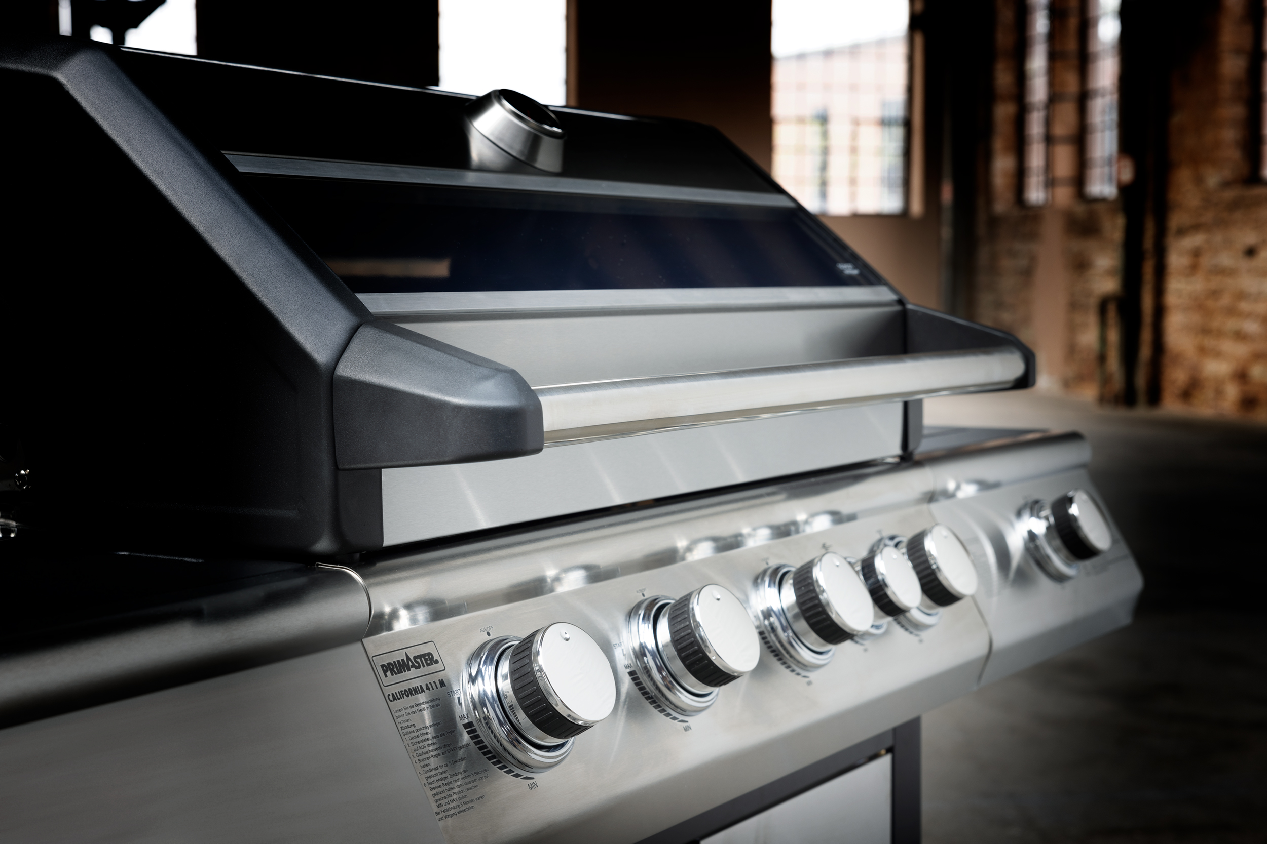 Primaster Gasgrill California 411 M 4-Brenner Grillfläche: 70 x 40,5 cm Primaster Gasgrill California 411 M 4-Brenner Grillfläche: 70 x 40,5 cm