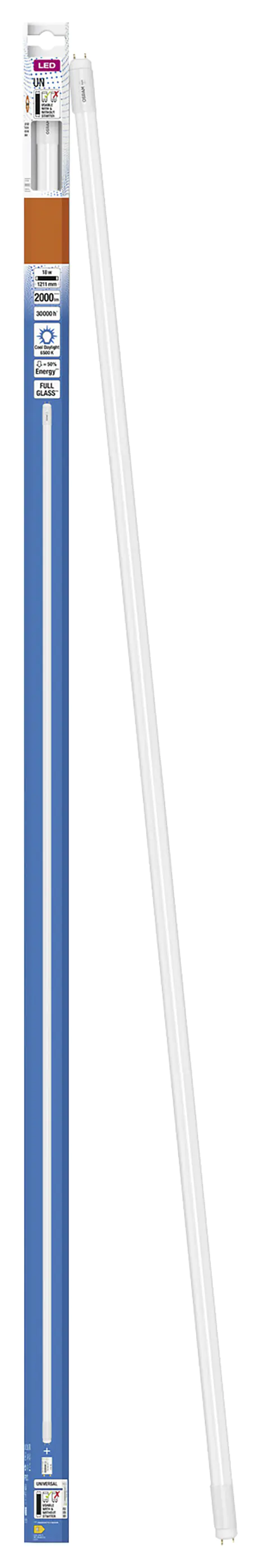 Osram LED Röhre T8 1,2 m G13 18 W kaltweiß Osram LED Röhre T8 1,2 m G13 18 W kaltweiß