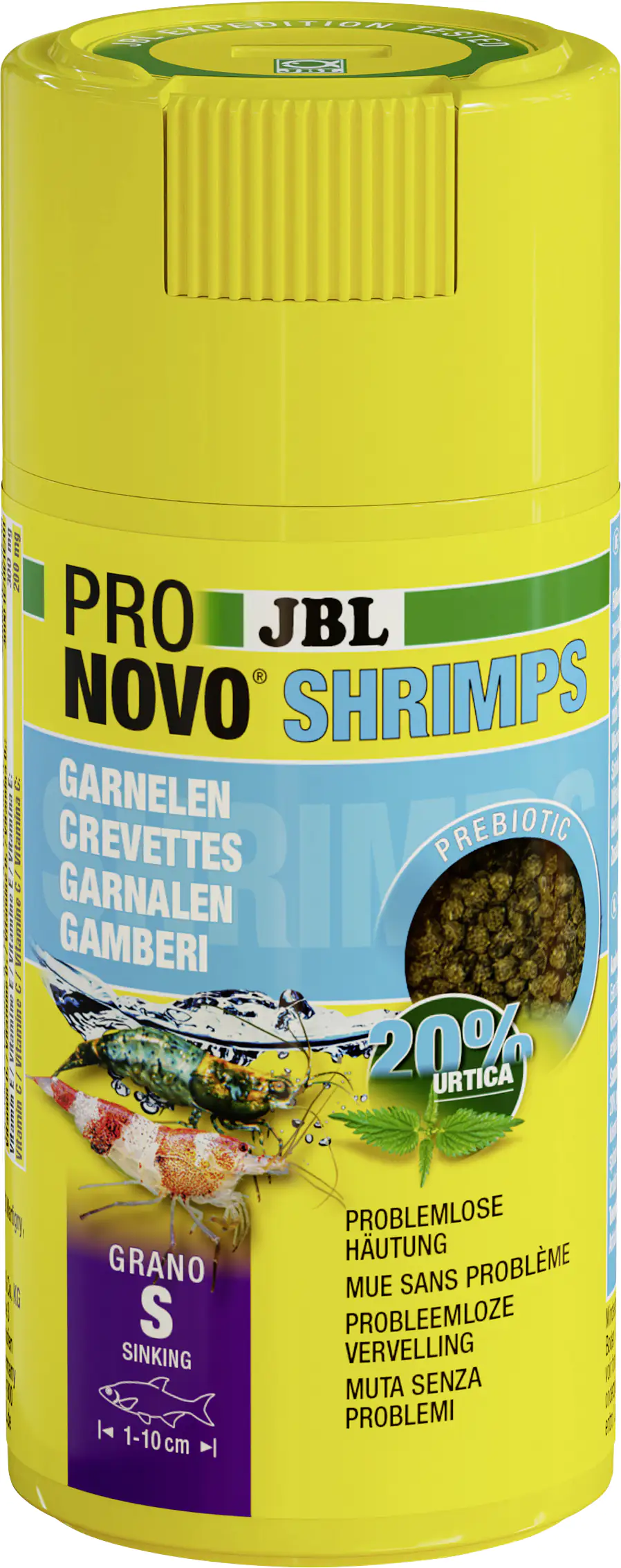 JBL Fischfutter Pronovo Shrimps Grano S Fischfuttergranulat 100 ml