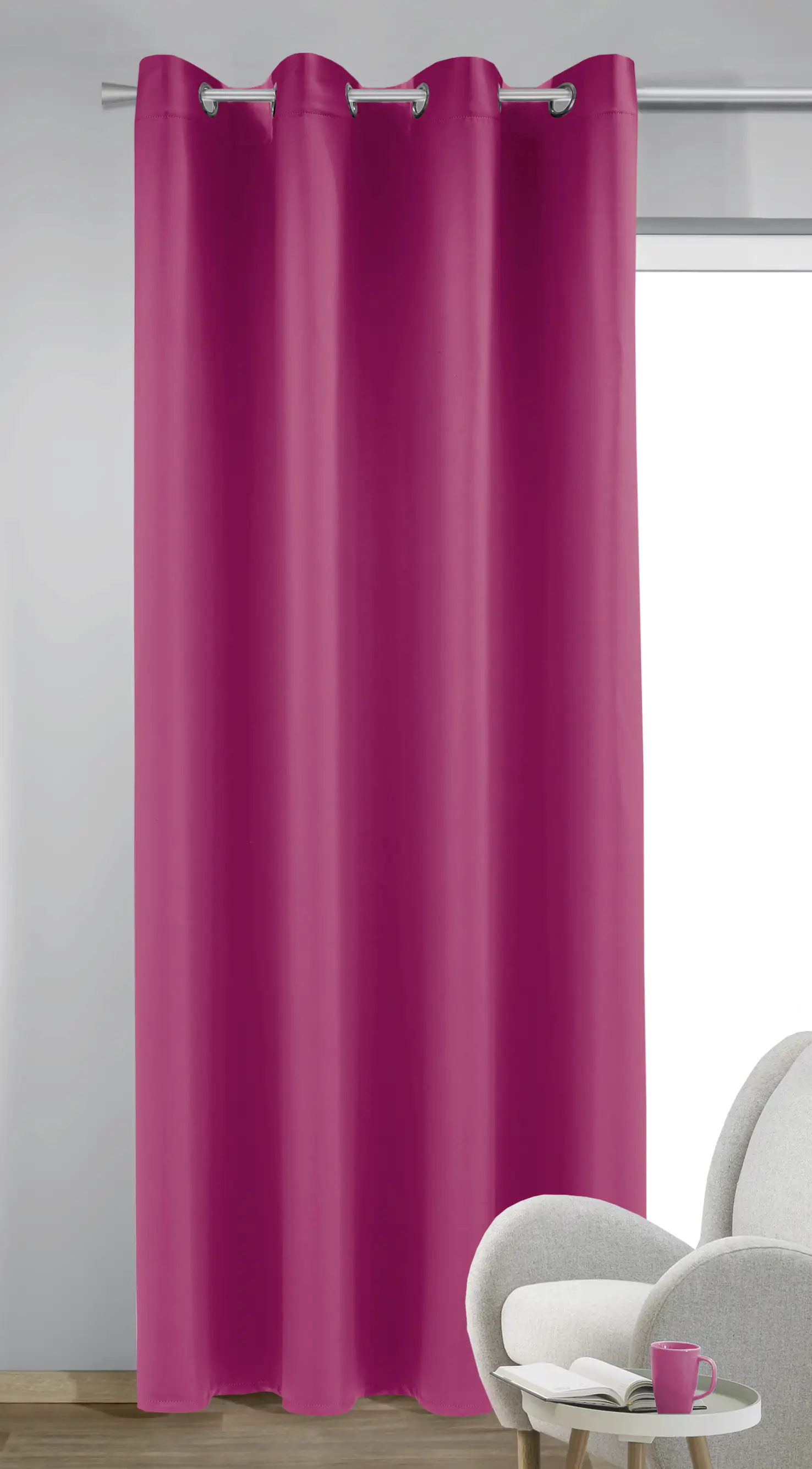 Neusser Collection Ösenschal Blackout Mia magenta, 140 x 245 cm Neusser Collection Ösenschal Blackout Mia magenta, 140 x 245 cm