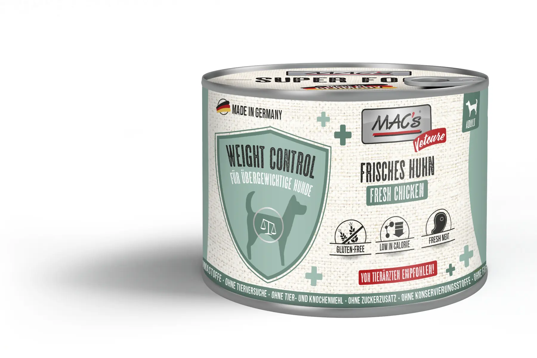 Macs Dog Hundenassfutter Adult Weight Control 200 g Huhn