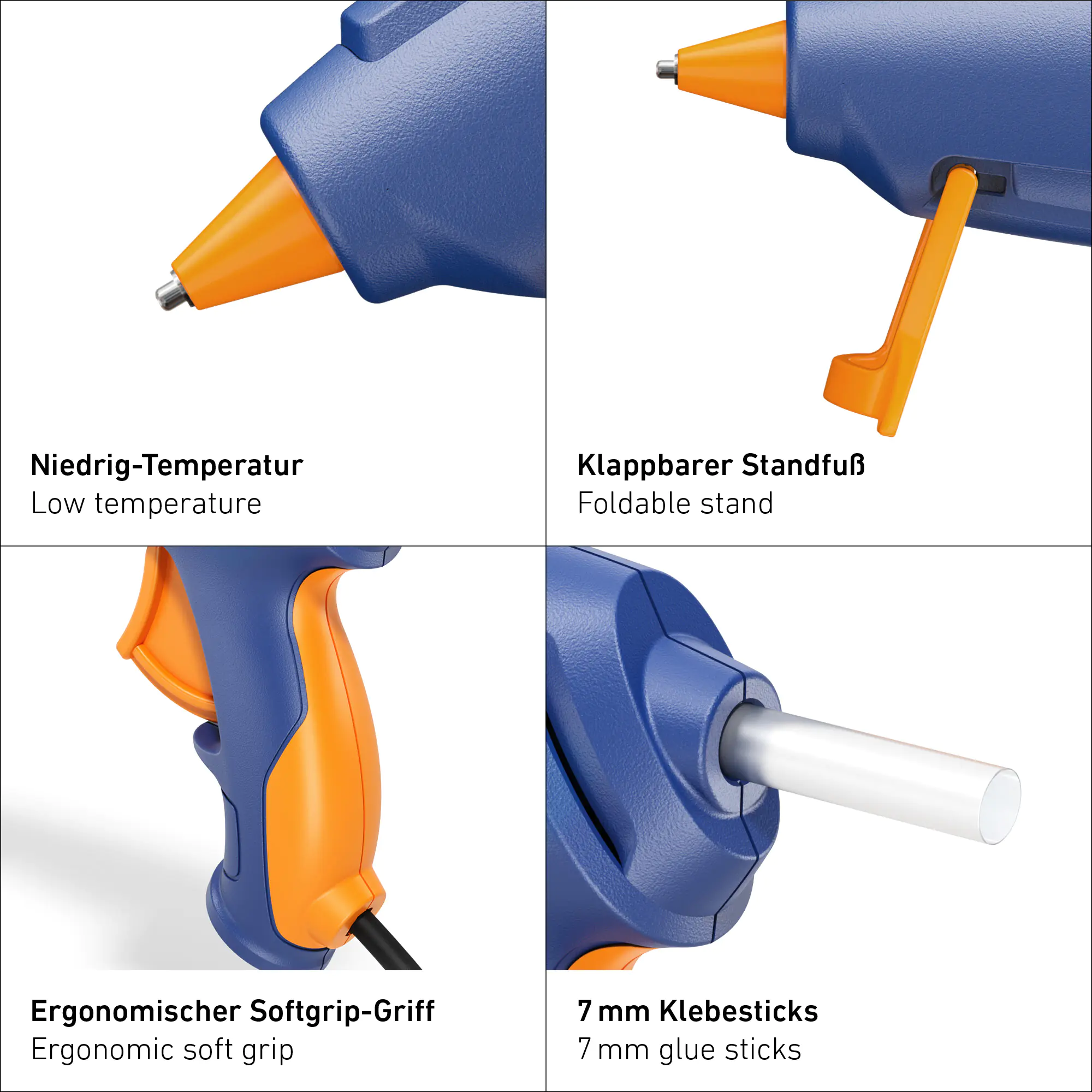 Steinel Heißklebepistole GlueMatic 1007-LT inkl. 6 Klebesticks 