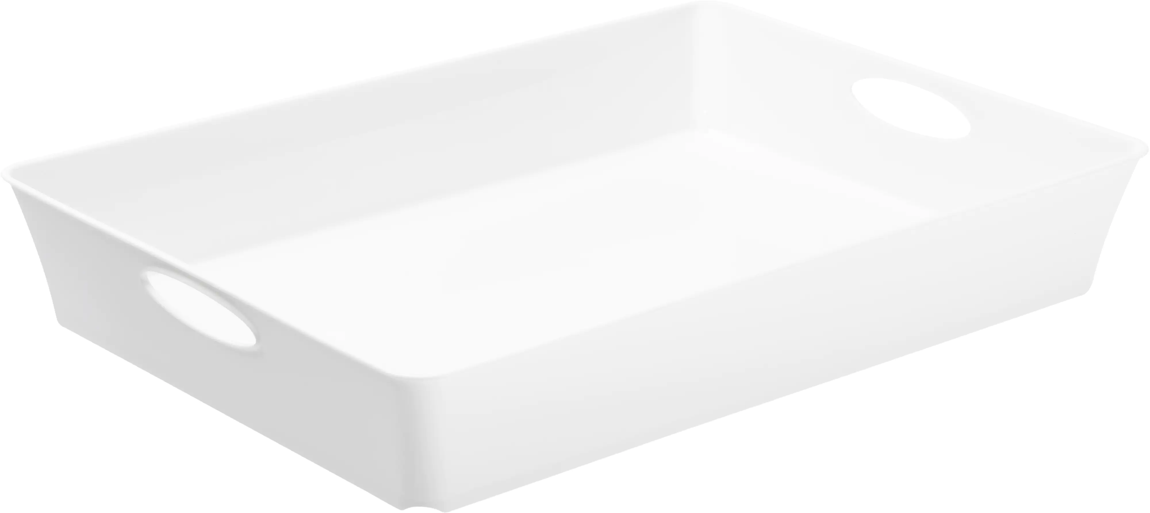 Rotho Aufbewahrungsbox Living 4,5 L weiß 37,5 x 26,6 x 6 cm