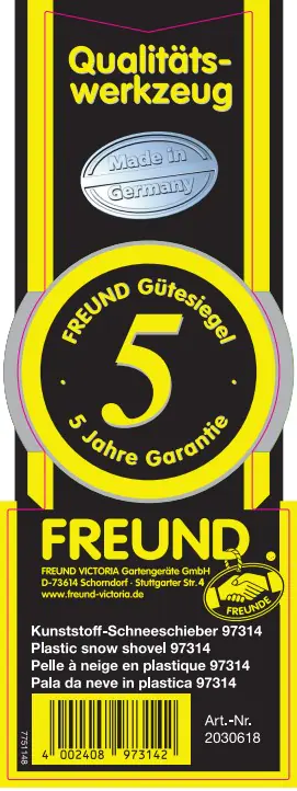 Freund Victoria Schneeschieber 97314 Reflection 54 cm Freund Victoria Schneeschieber 97314 Reflection 54 cm