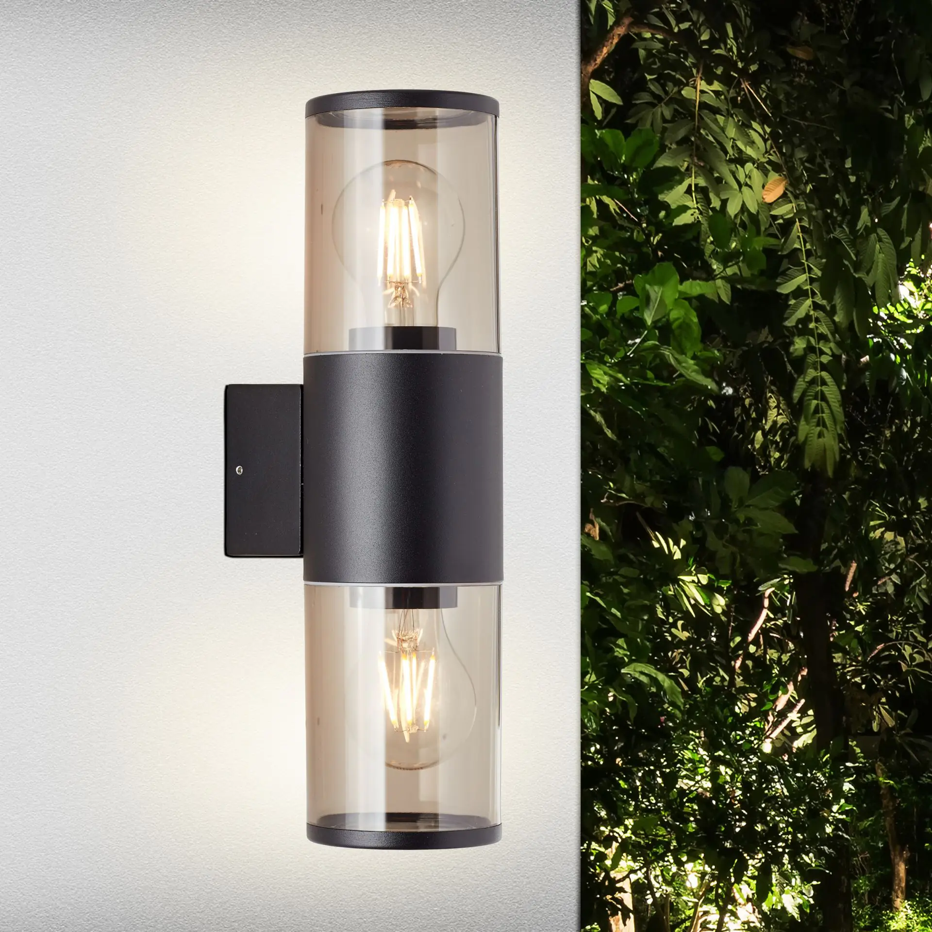 Brilliant LED Außen-Wandleuchte Sergioro E27 20 W Up- & Downlight