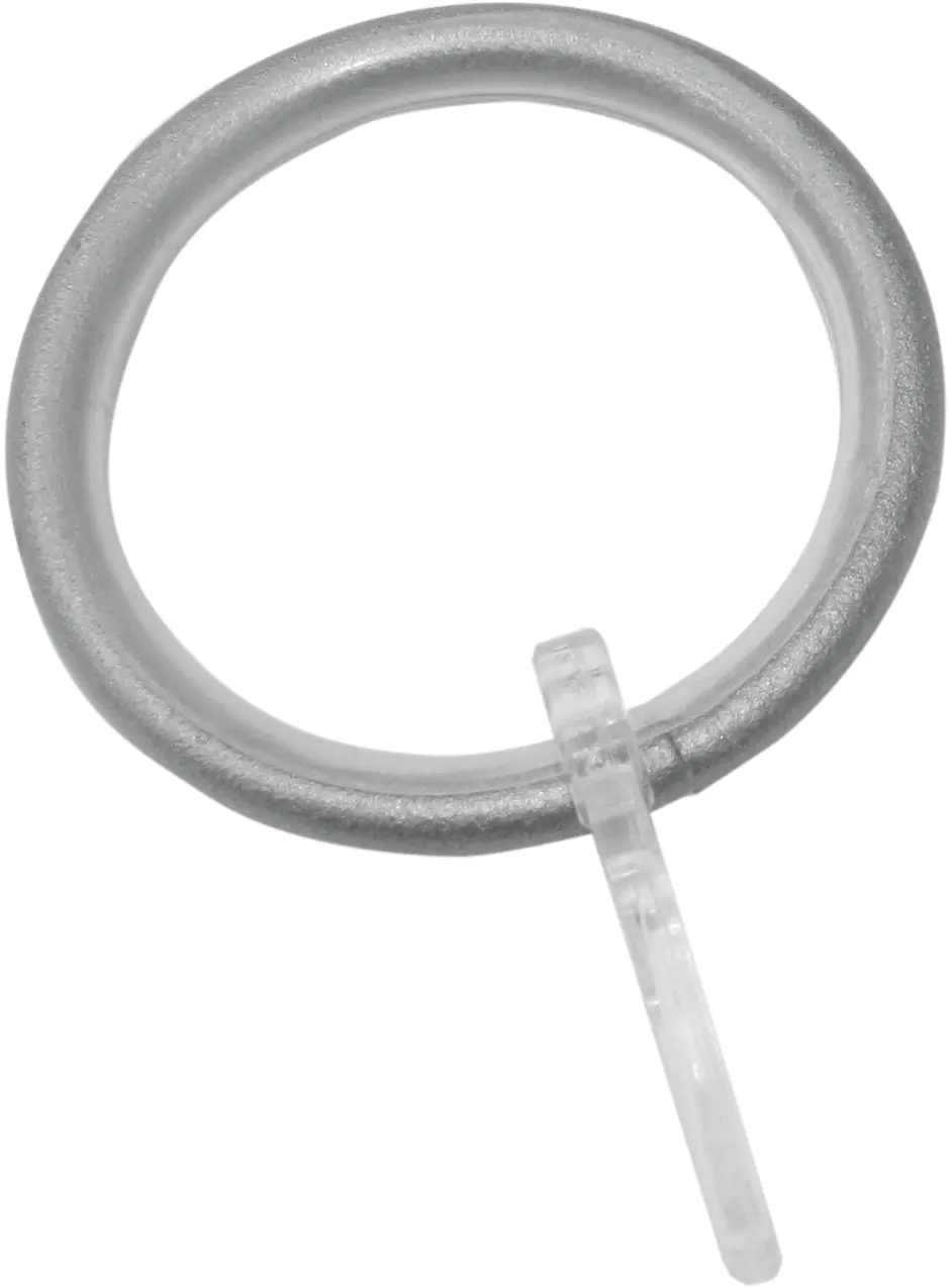 Gardinia Gardinenringe Industrial Home für Ø 25 mm silber